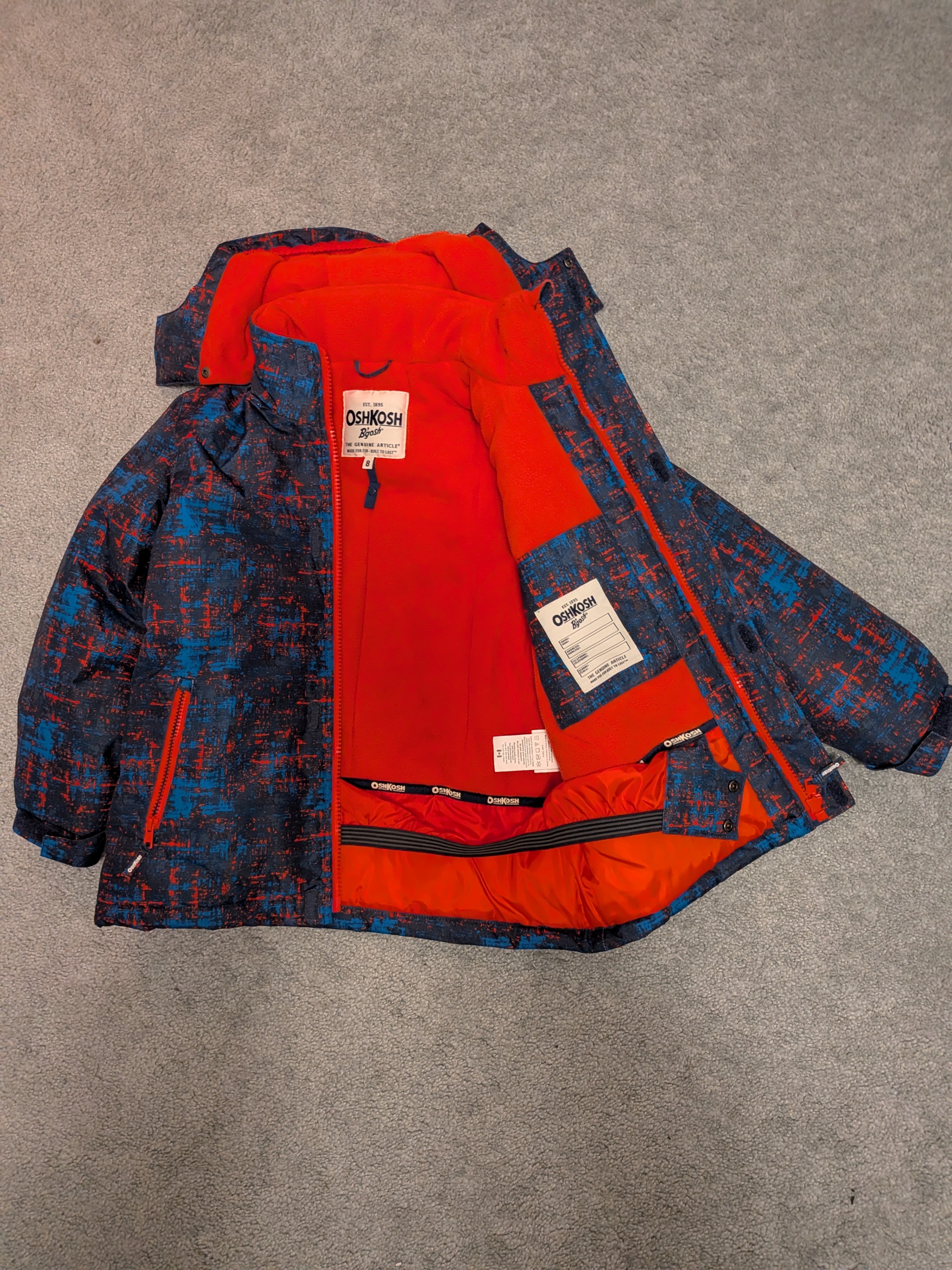 OshKosh B'gosh Size 8 Winter Snow Suit - photo 2