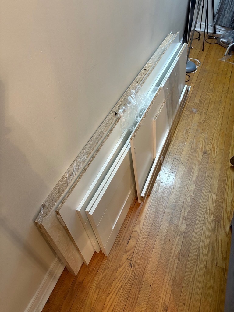 IKEA BRIMNES 3-Door Wardrobe with Mirror – Like New! - photo 5