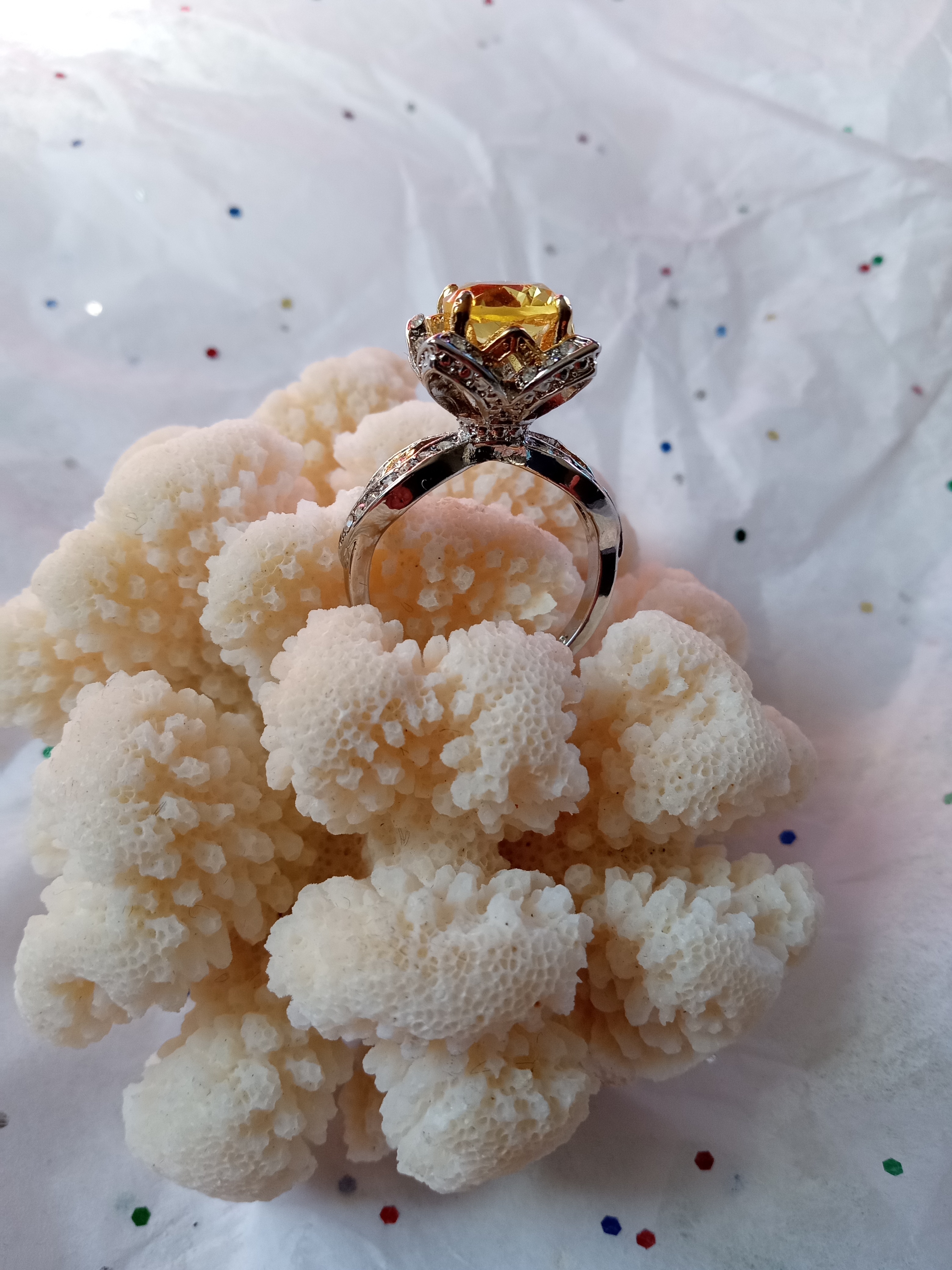 Yellow Golden Honey Citrine Ring - photo 5
