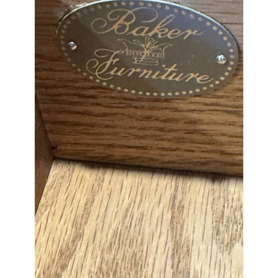 Baker Furniture English Regency 3 Drawer Writing Desk Paw Feet - photo 3