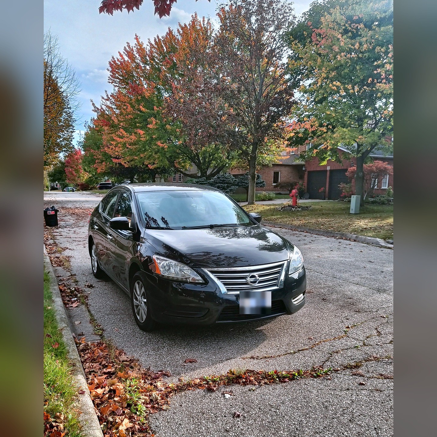 Black 2015 Nissan Sentra SV Sedan, Automatic, Fuel Saver