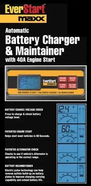 EverStart Maxx 15 Amp Battery Charger and Maintainer - photo 5