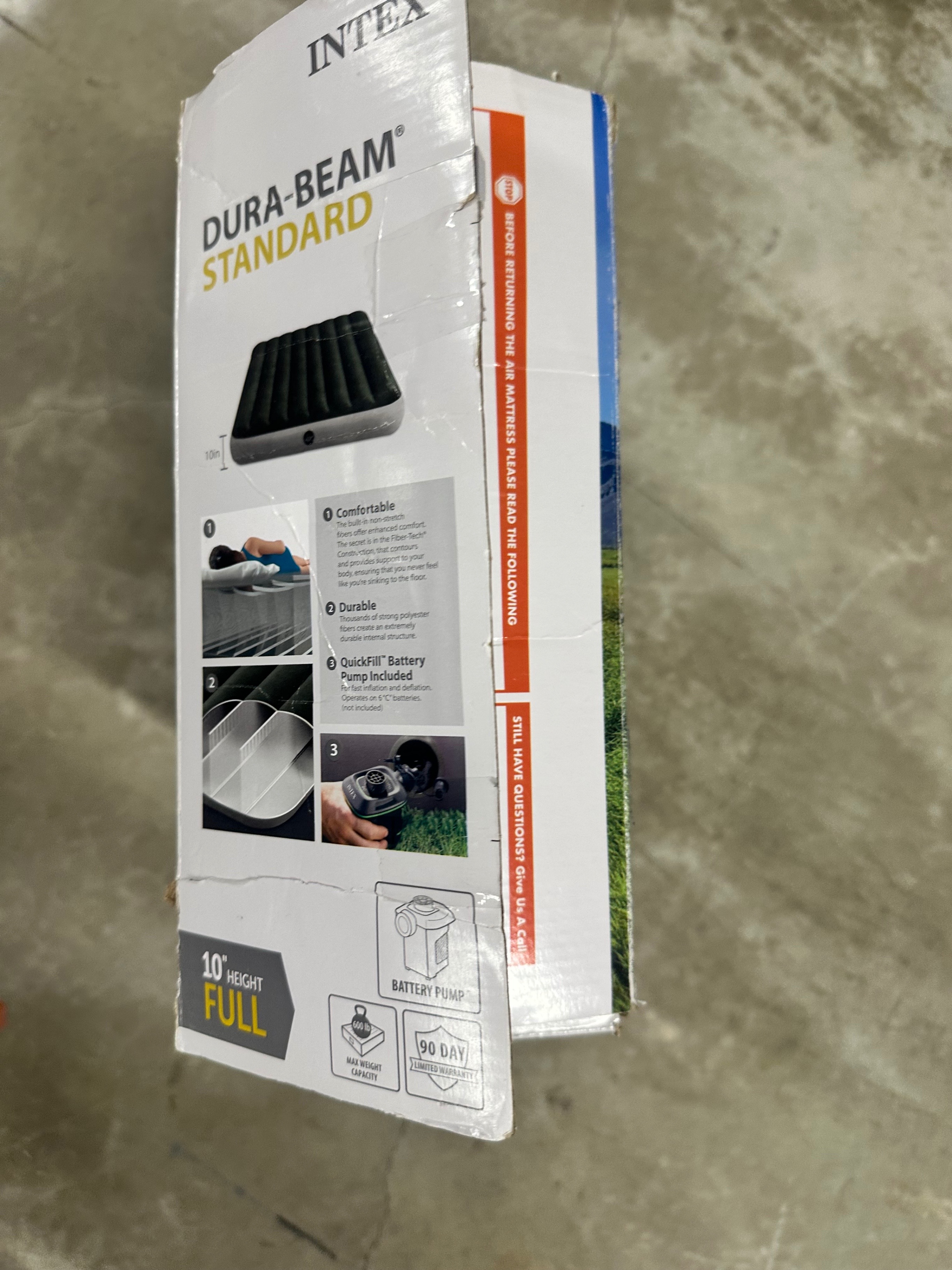 Intex Dura-Beam Standard Full Air Mattress