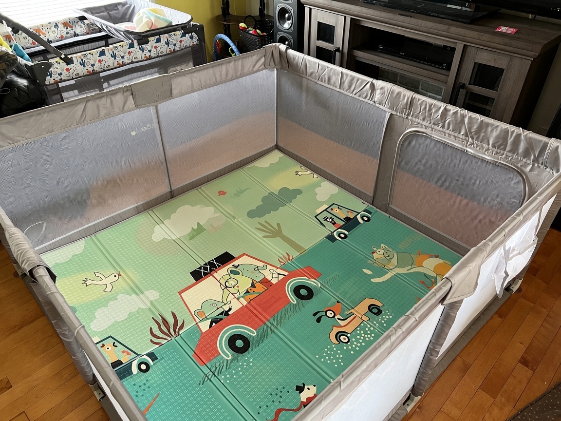 Baby Playpen with Mat