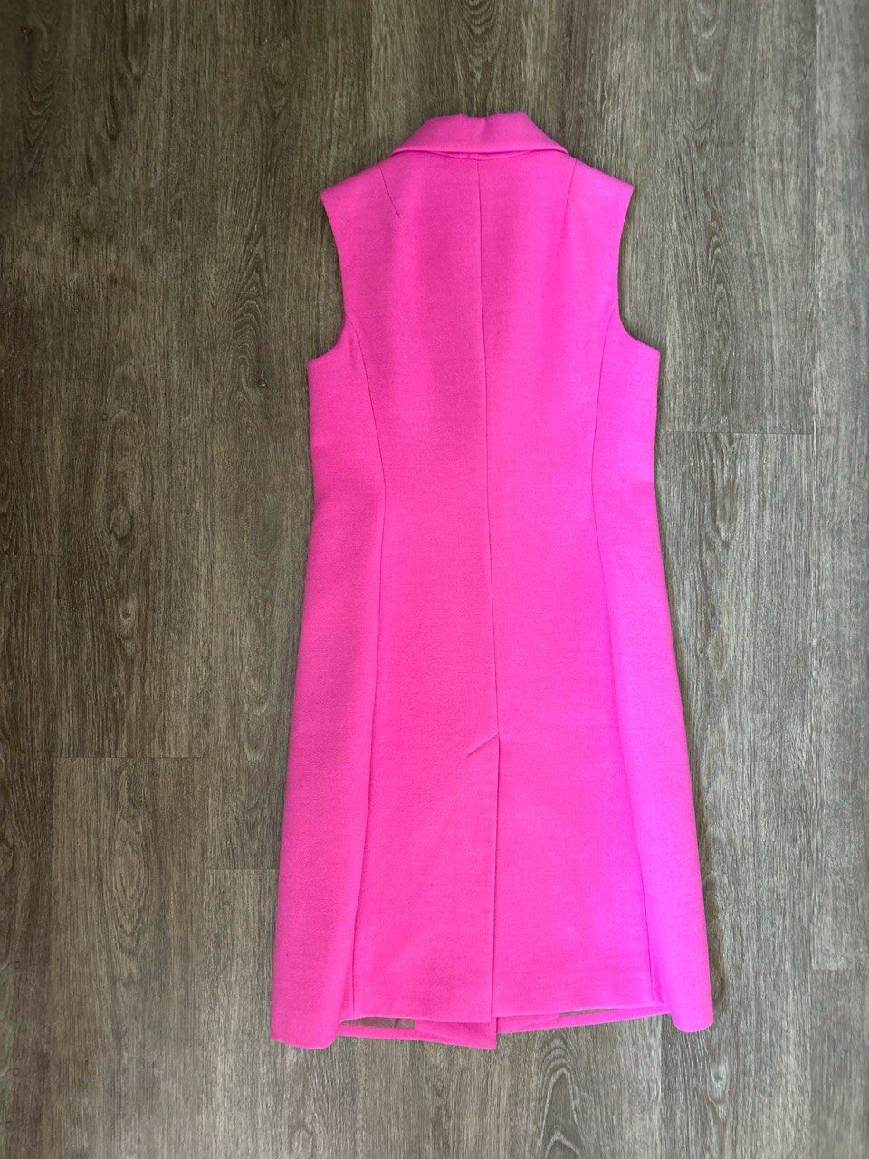 Women vest long coat pink size S - photo 3