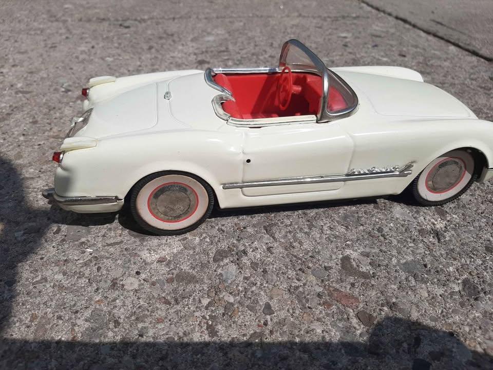 Vintage tin friction toy car Corvette Mf 317 mf317 - photo 5
