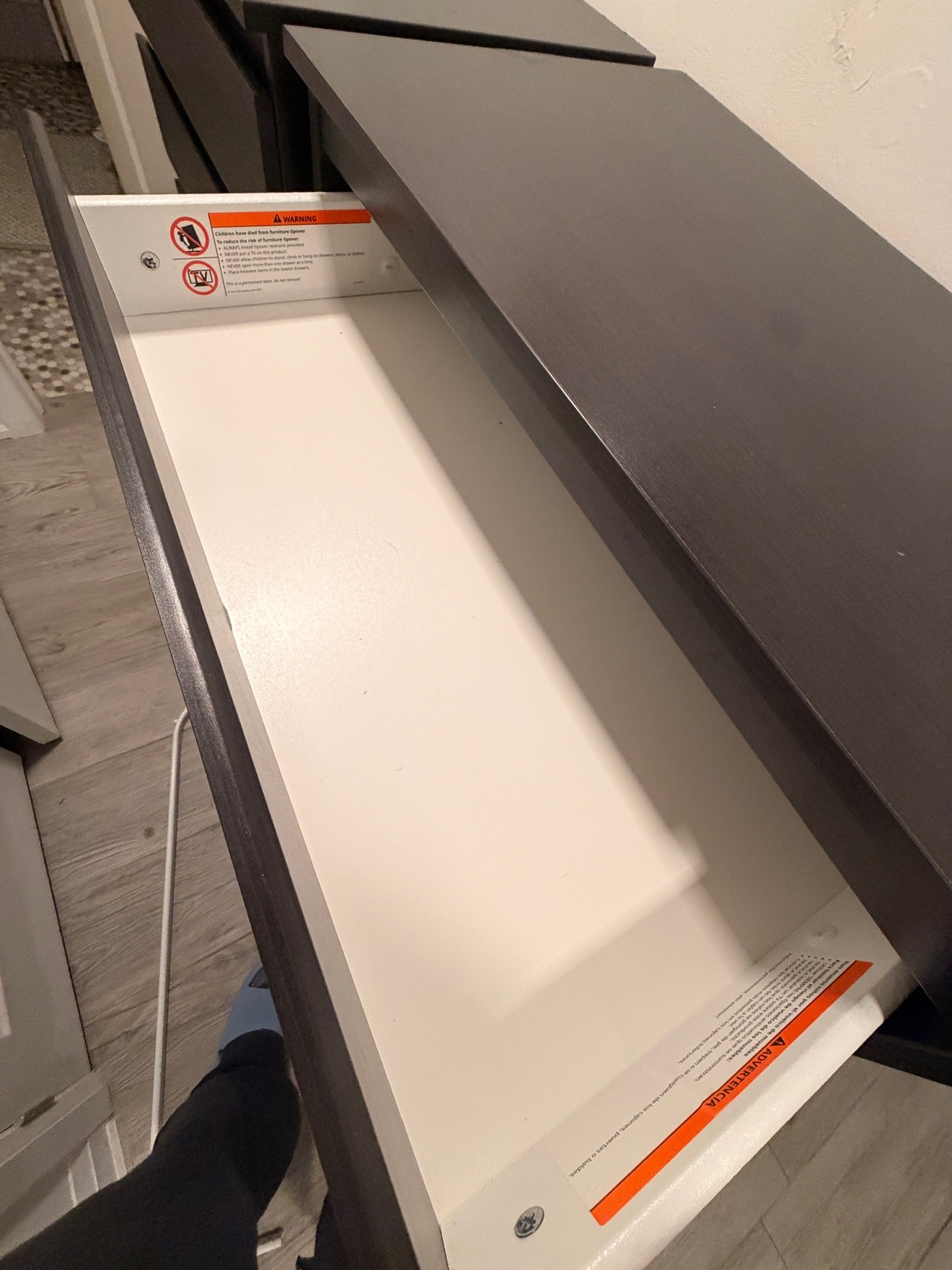 2 IKEA Drawer Chests, Black-Brown - Sold as a Pair - photo 3