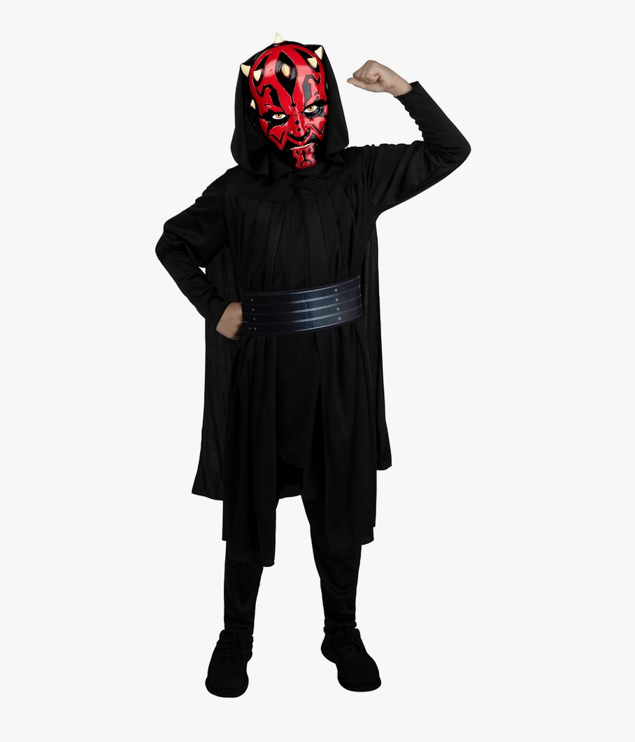 New Large Kids Darth Maul Halloween Costume