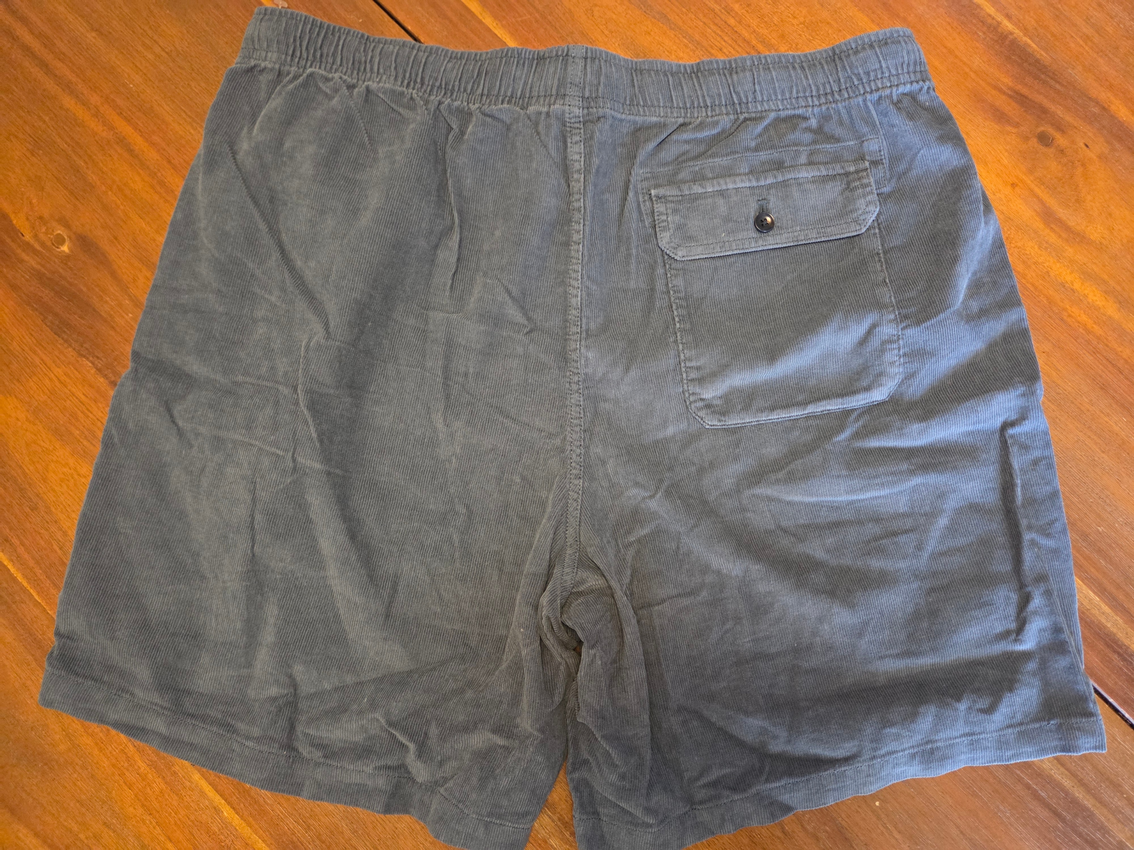 GAP Men's Corduroy Drawstring Shorts Navy XL – New - photo 3
