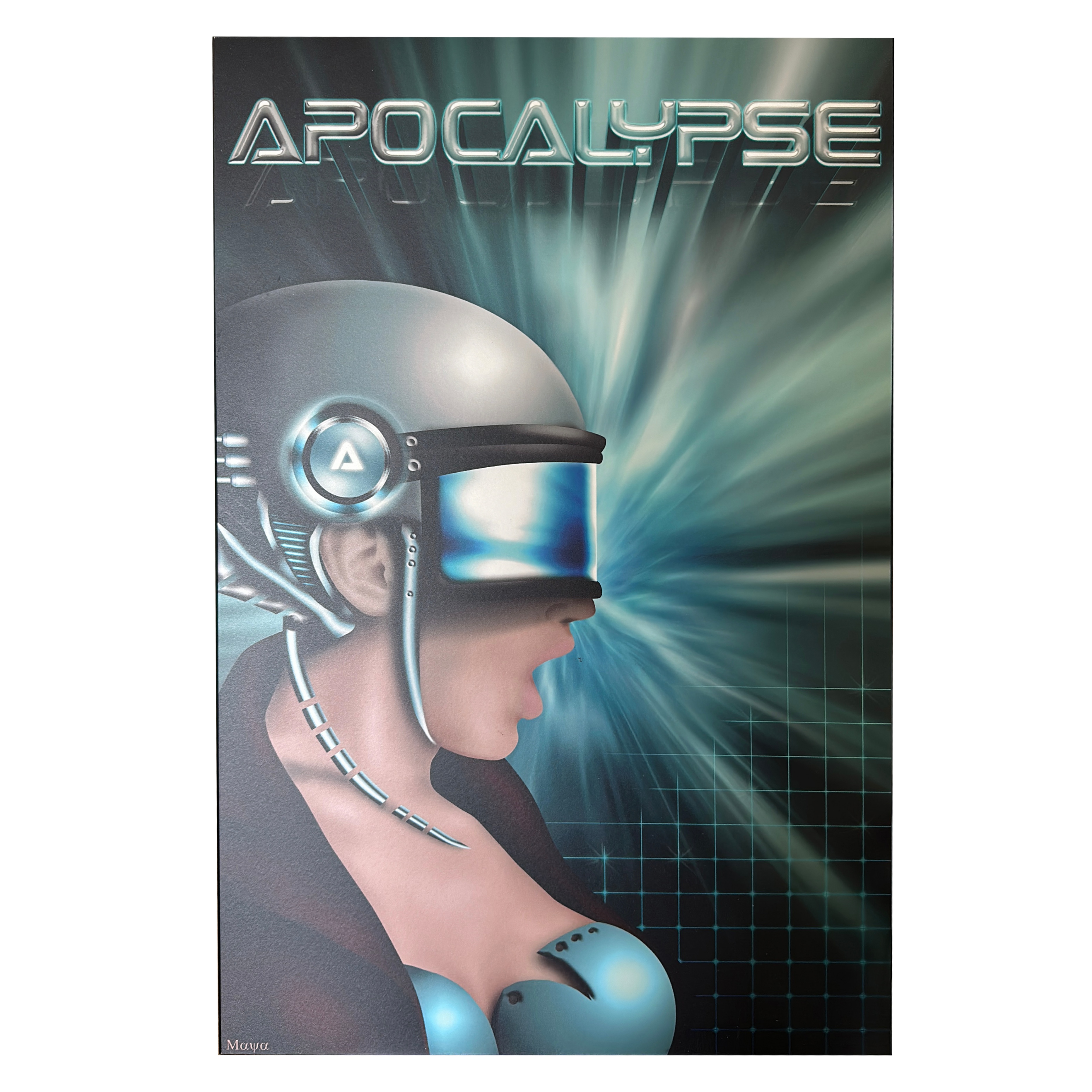 Digital Art Mounted on Hard Board