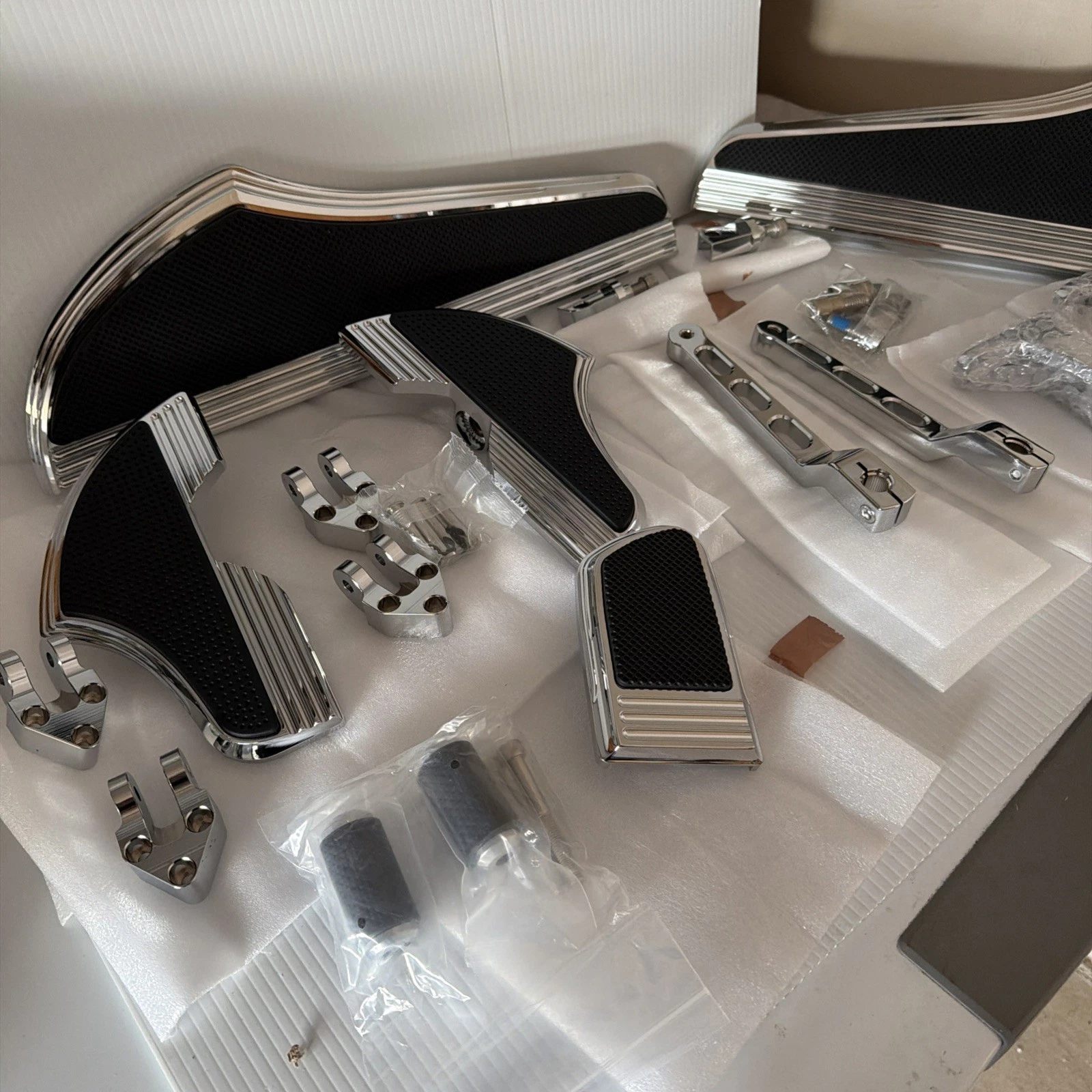 Chrome Floorboard Kit - Harley-Davidson Touring Rider+Passenger