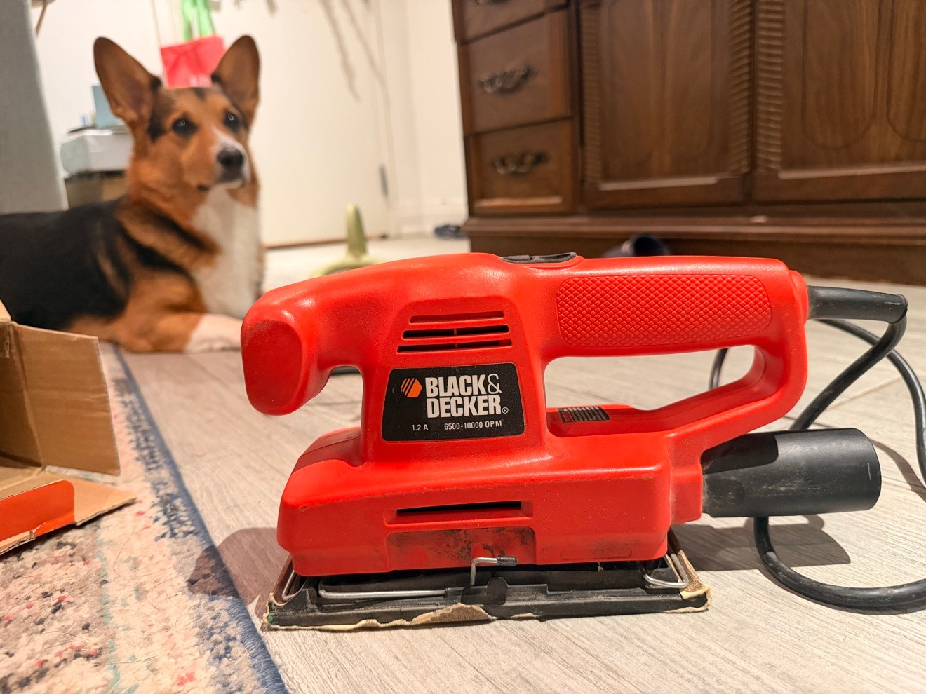 Black & Decker FS350 1/3 Sheet Finishing Sander — Variable Speed