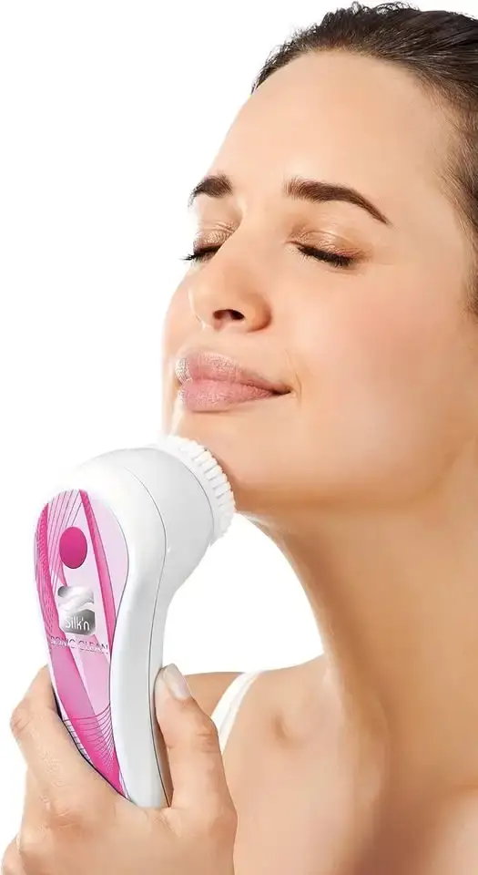 Silk'n Cepillo Limpiador Facial, color rosa - photo 3