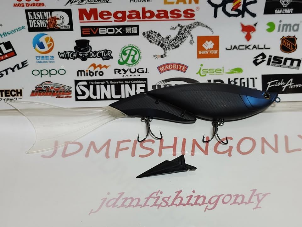 NEW JDM Prototype Da Vinci 190 Slant Joint Swimbait PHANTOM - photo 2