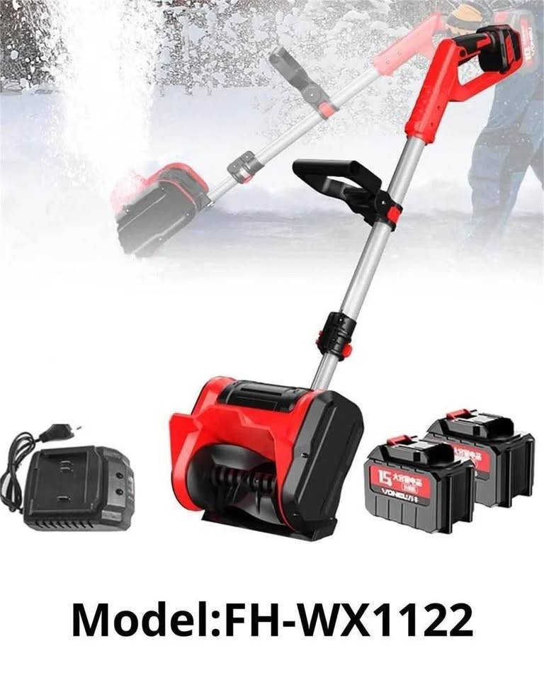 HOOSEEN Cordless Snow Shovel with Battery & Charge
