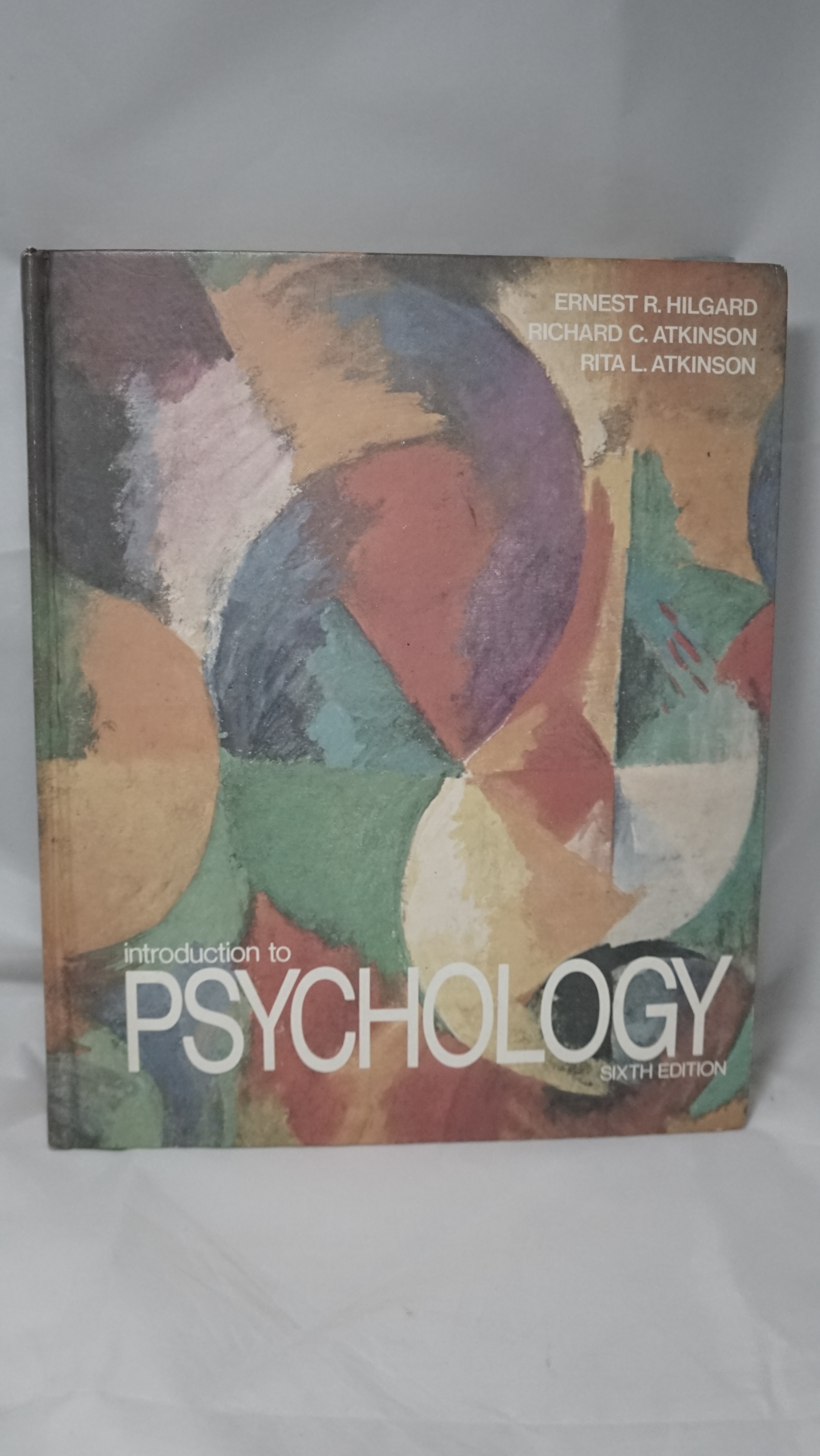 Introduction to Psychology 6th Edition Hilgard Atkinson Hardcove