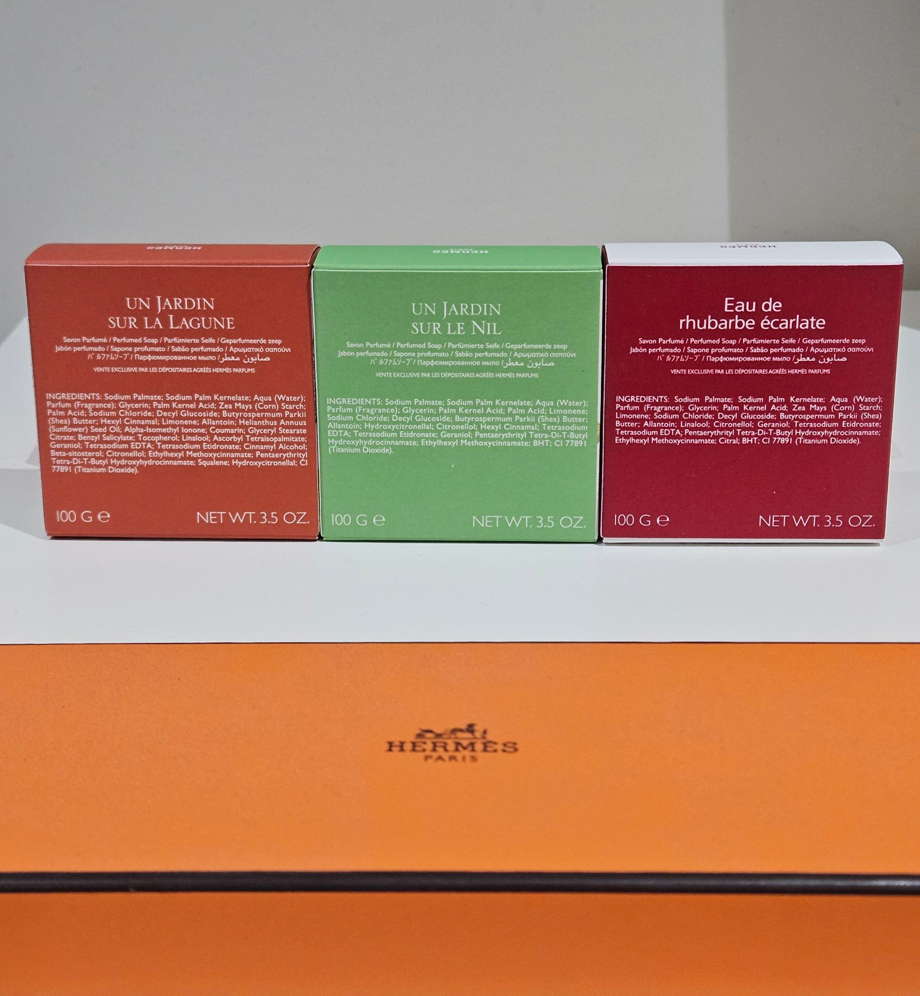 Hermès The Parfums-Jardins 3-Soaps Gift Set - photo 2