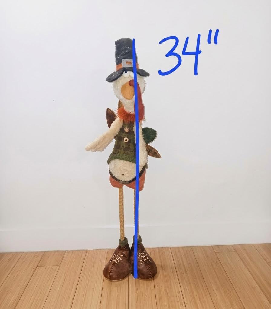Thanksgiving standing turkey plushy figurine Collectible - photo 2