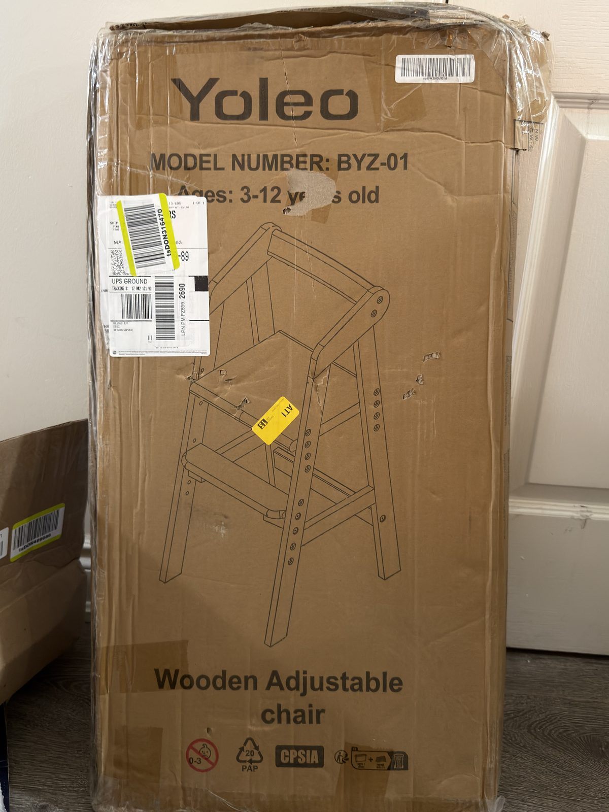 Yoleo Wooden adjustable chair - photo 2
