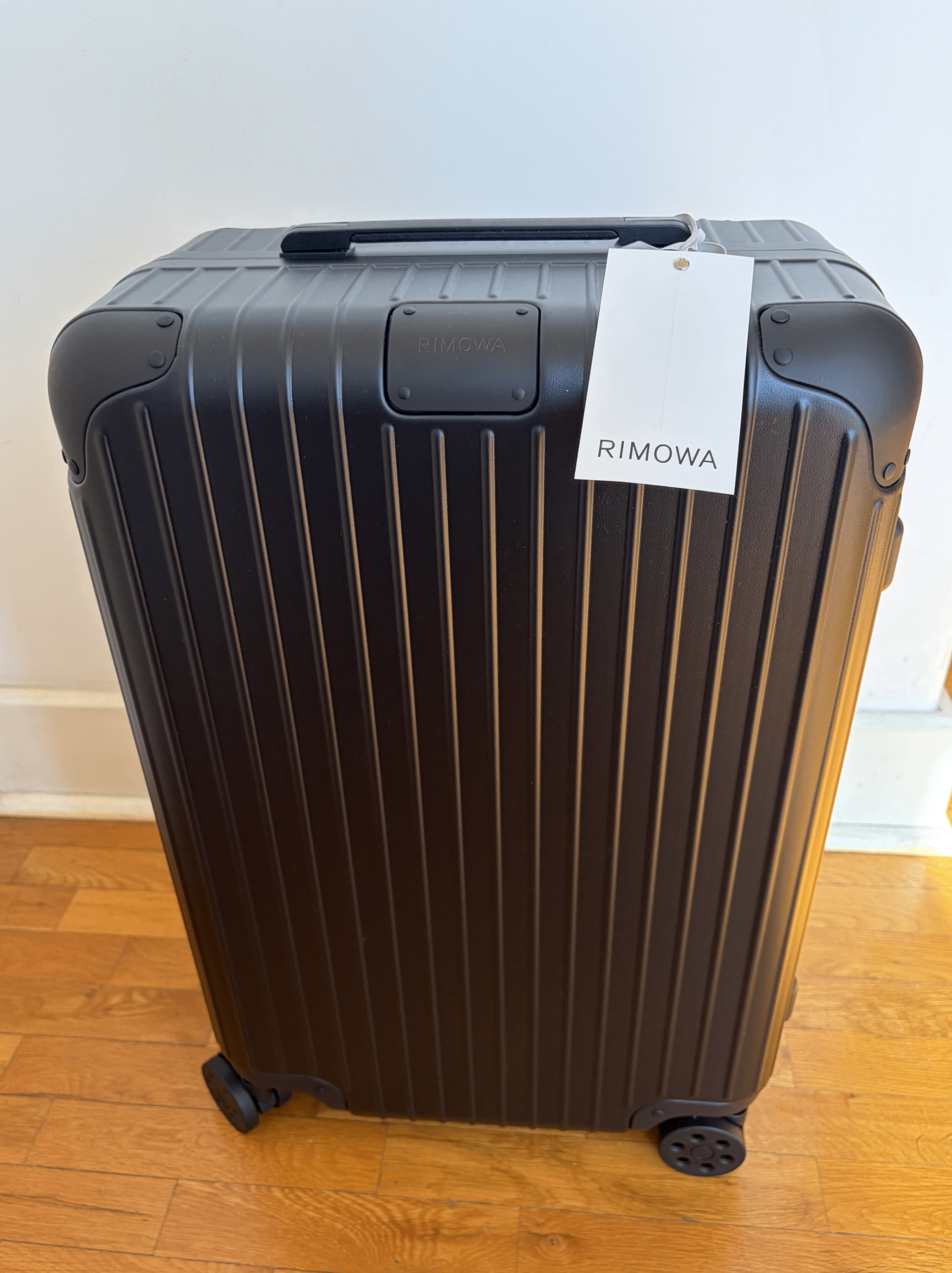 Rimowa HYBRID Check-In M Matte Black Suitcase NEW