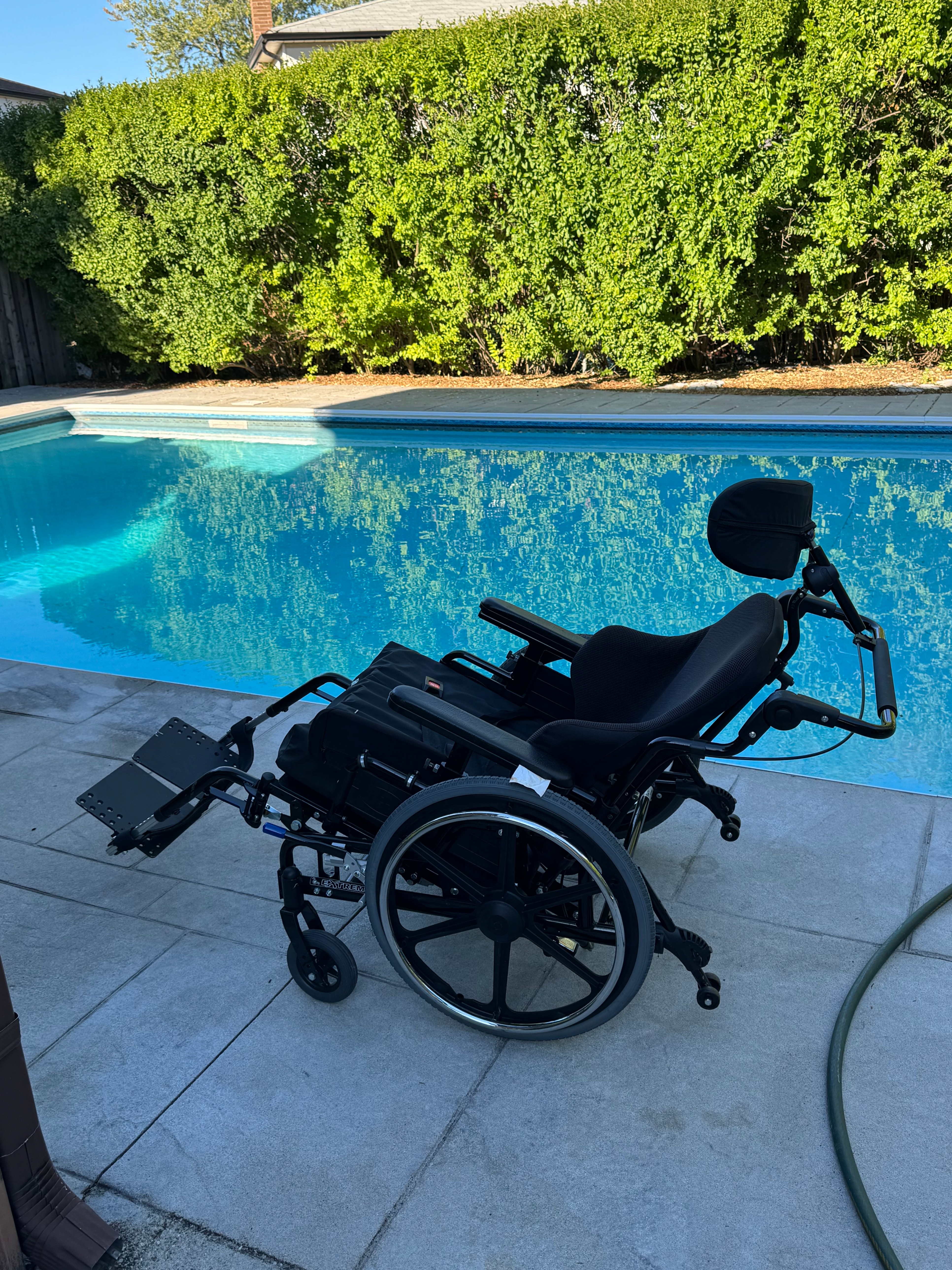 Power Plus Extreme Tilt-in-Space Wheelchair + ROHO Cushion - photo 3