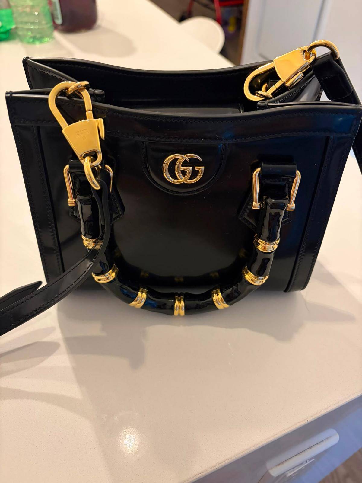 Authentic Patent Black Gucci bag - photo 3