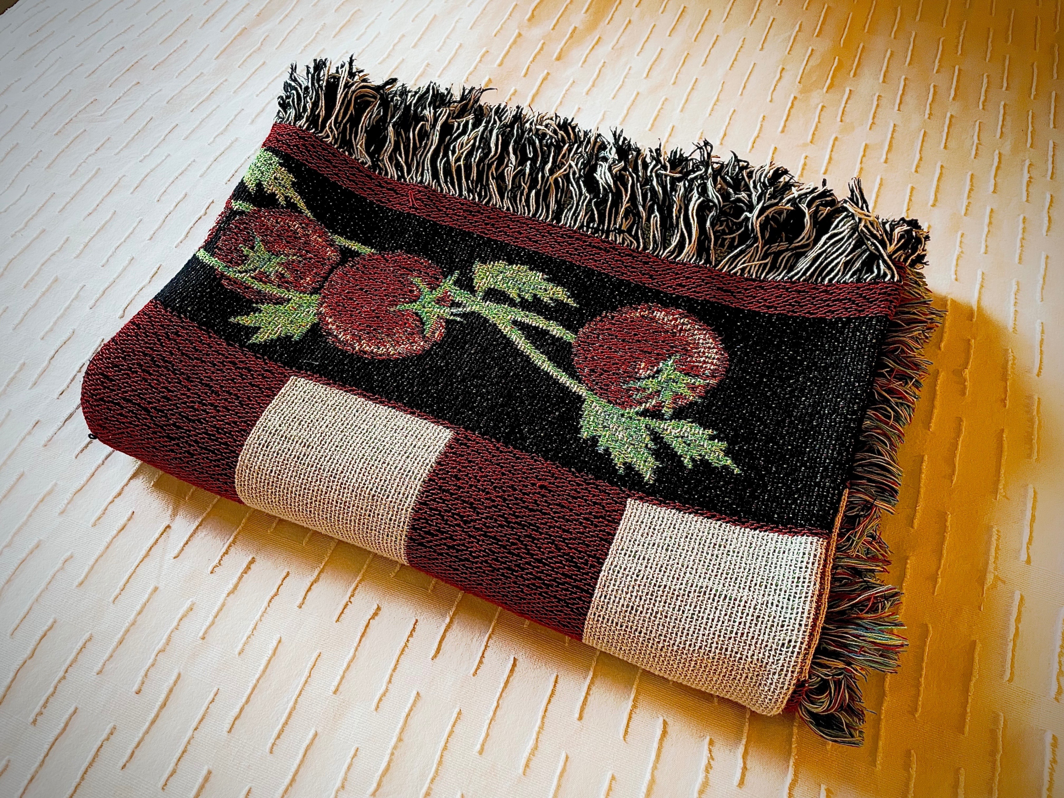 Campbell’s Tomato Soup woven tapestry throw blanket - USA 🇺🇸 - photo 5
