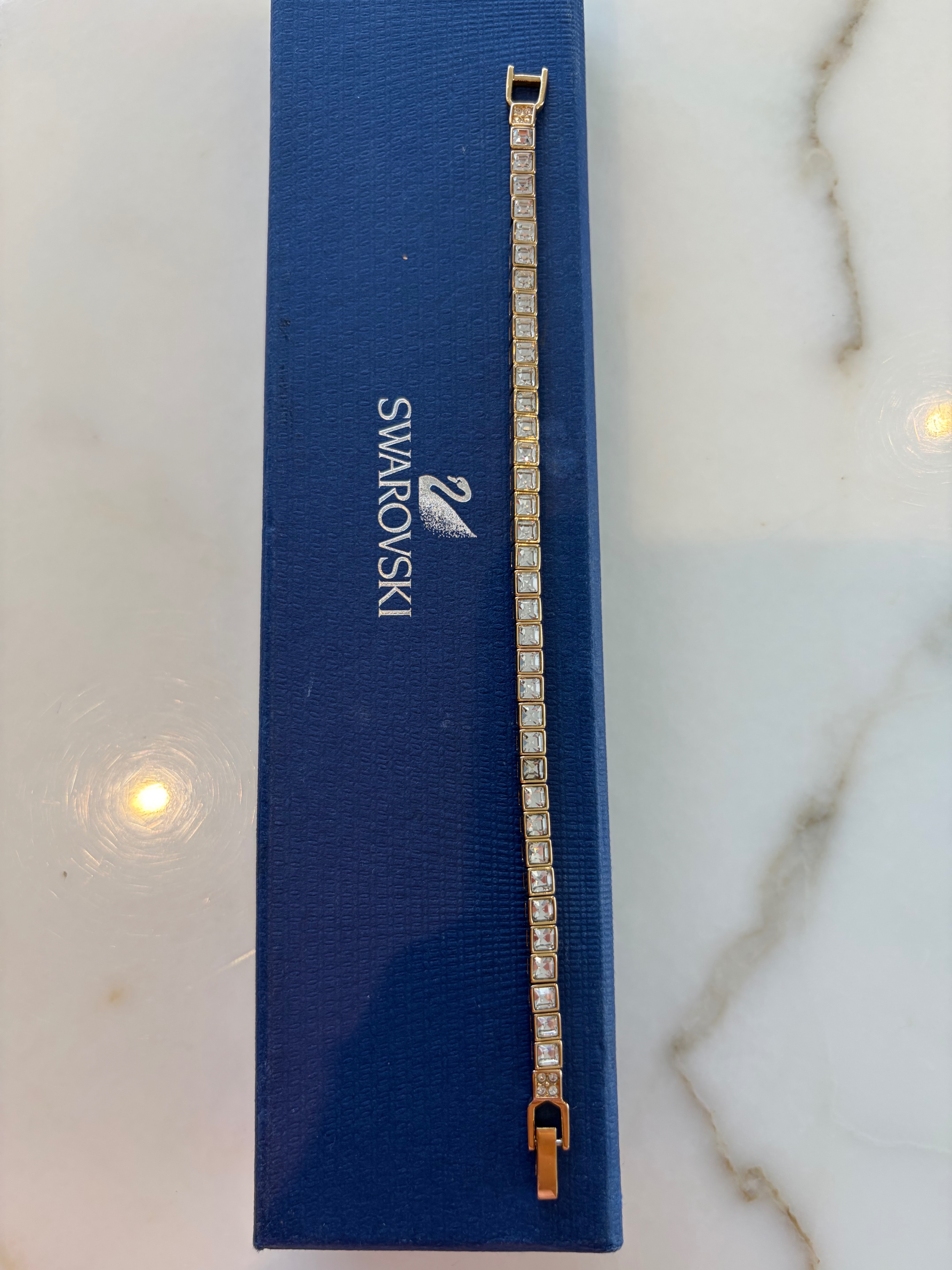Swarovski Square Tennis Bracelet 6.75" - photo 5