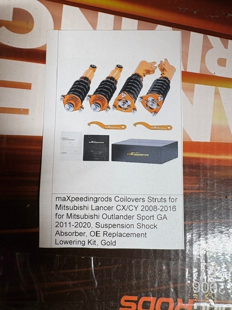 Adj. Coilovers/Struts: 08-16 Lancer & 11-20 Outlander Sport
