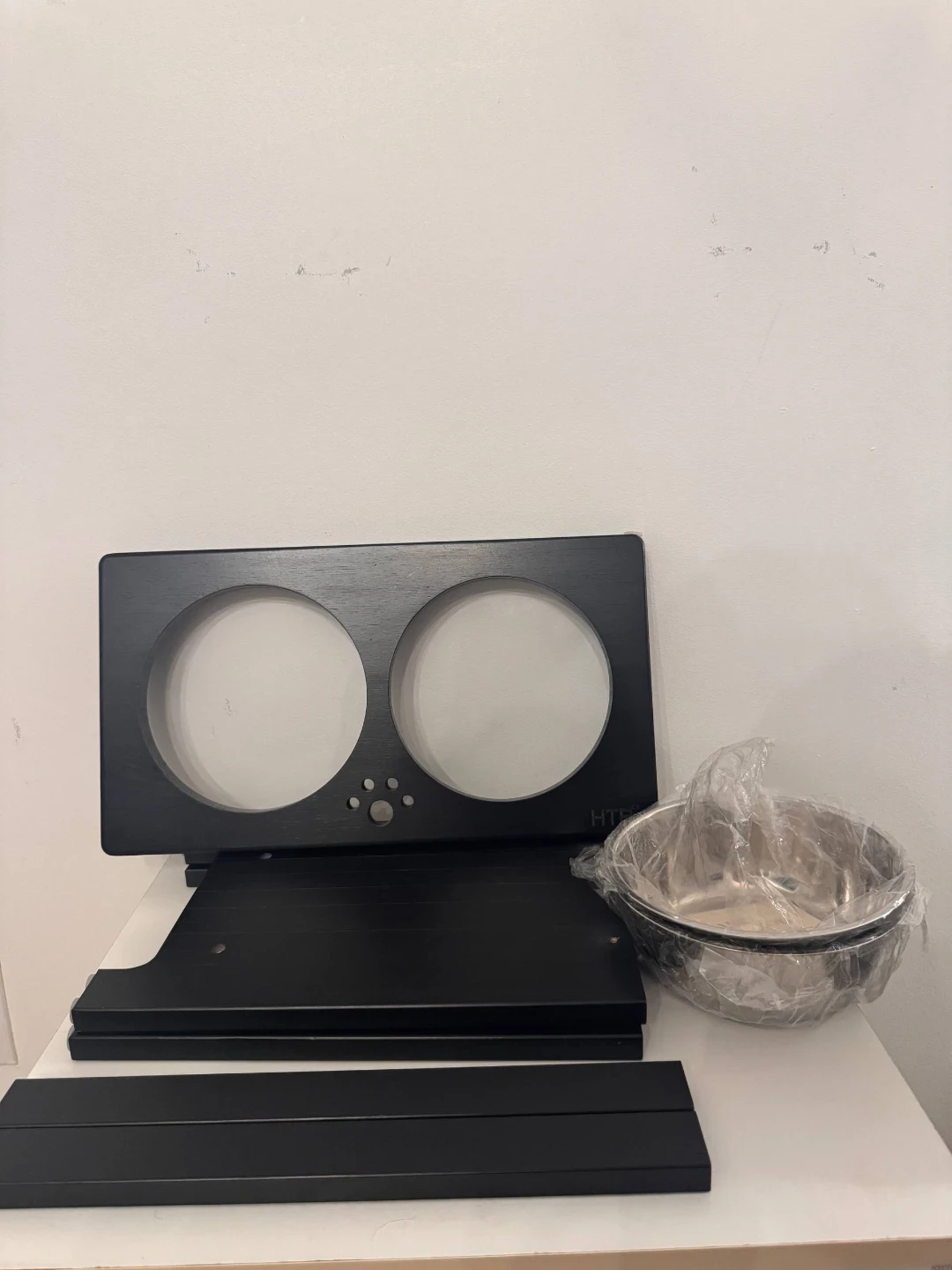 Double Pet Feeder Bowl Stand New - photo 2