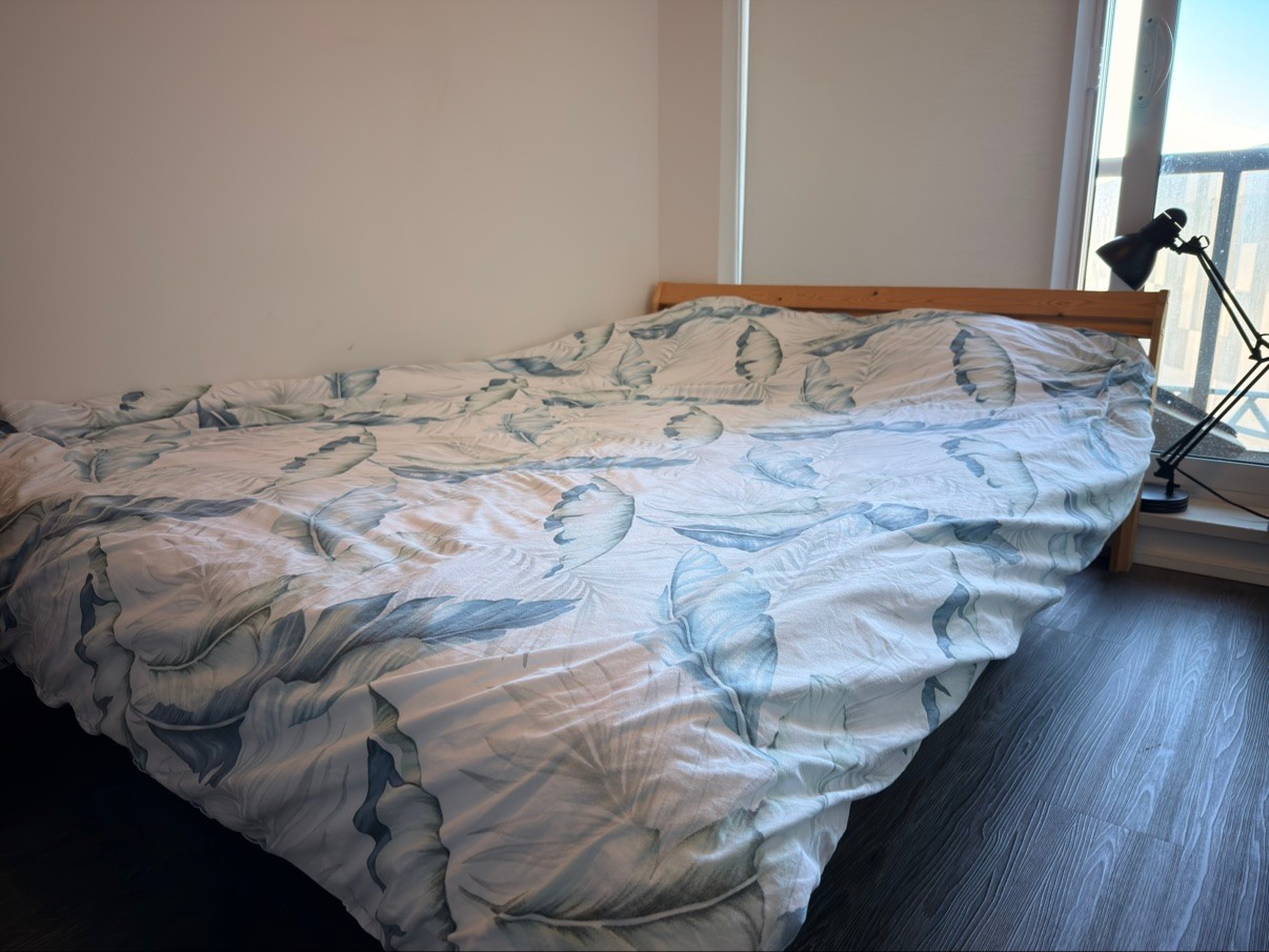 IKEA NEIDEN Full/Double Bed Frame + LURÖY Slatted Bed Base - photo 2
