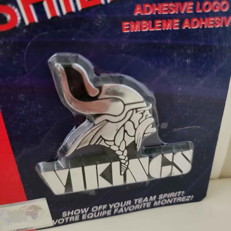 Minnesota Vikings NFL SHIELD-IT! Plastic Chrome Emblem - NEW - photo 2