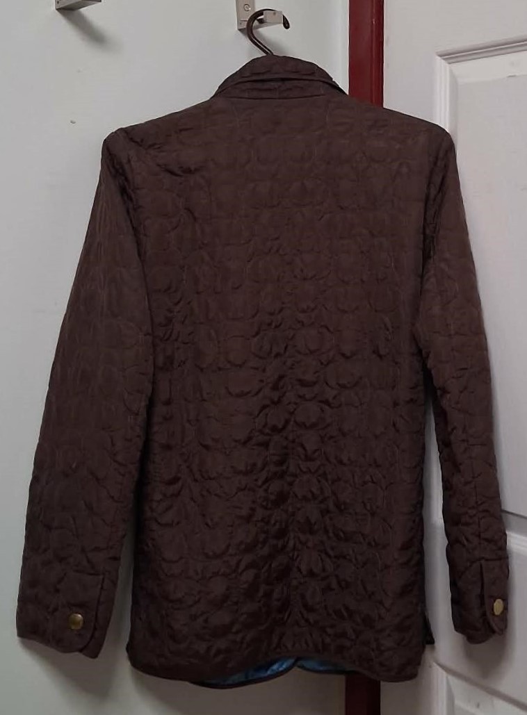 Coach Est. 1941 Signature C Quilted Jacket Brown Excellent Shape - photo 2