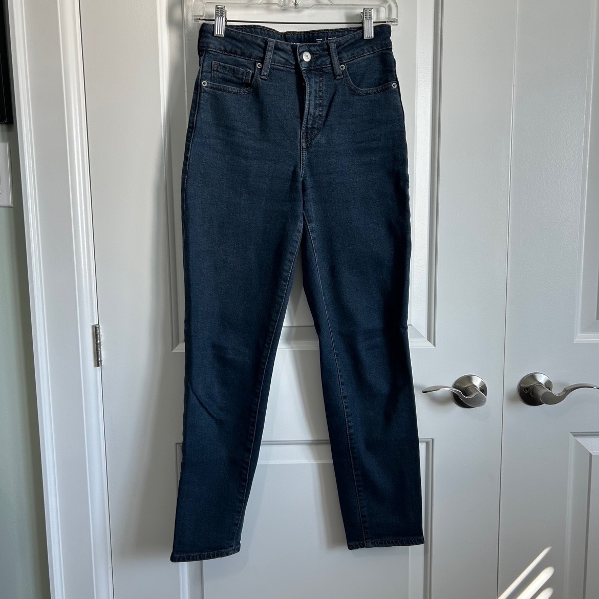 Old Navy High-Rise O.G. Straight Jeans – 00, Dark Wash - photo 2