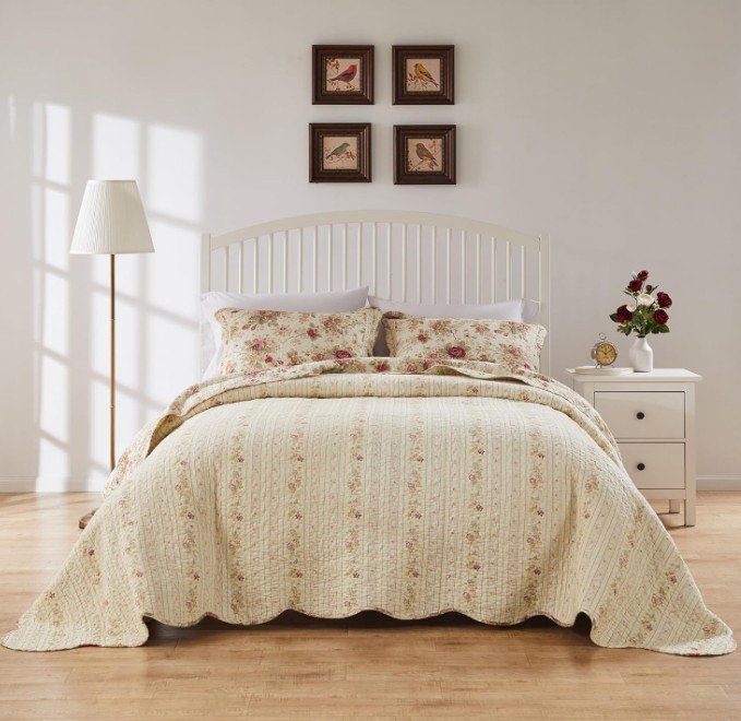 Greenland Home Fashions 3-Piece Queen Bedspread Set - photo 2