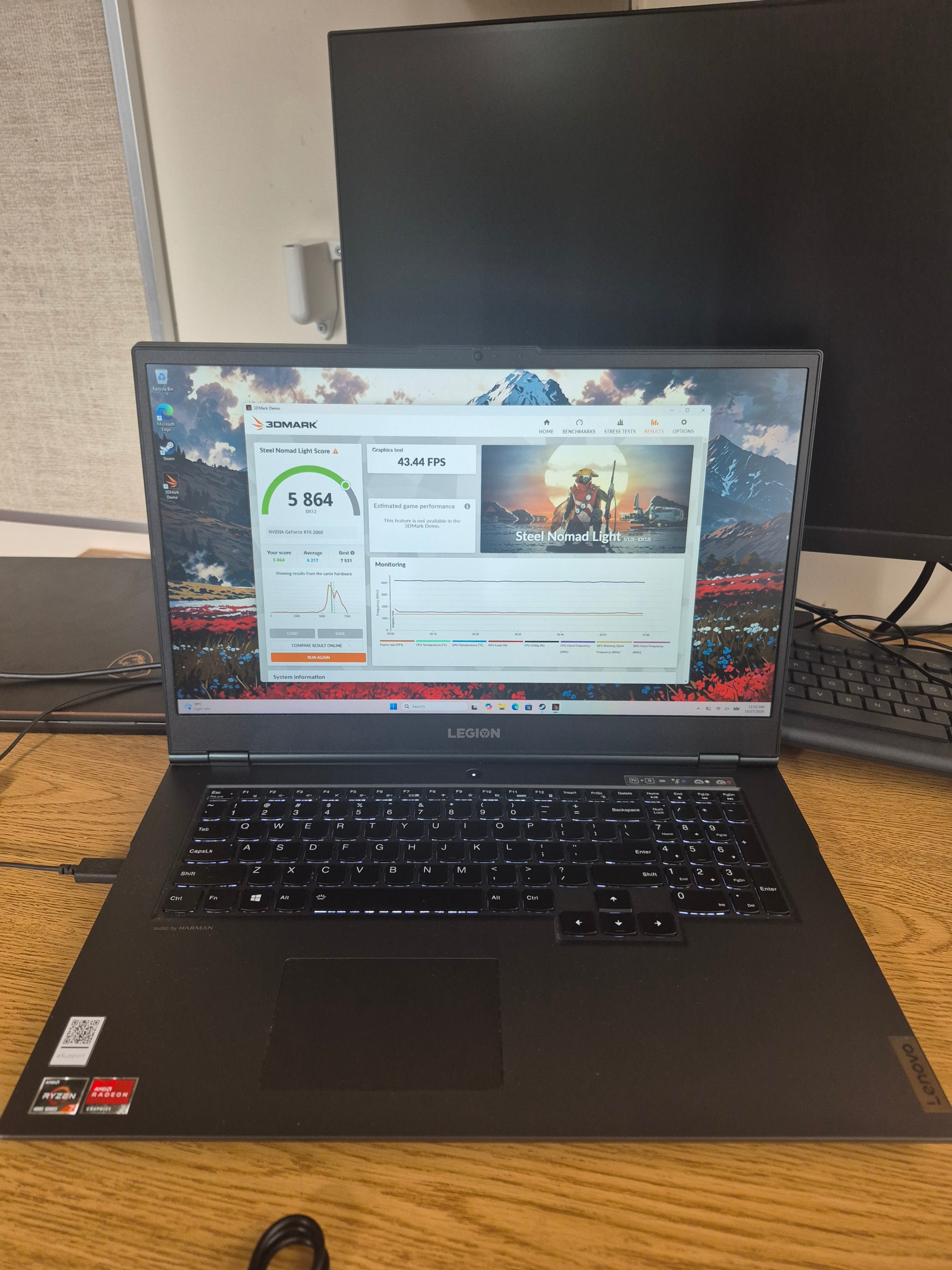 Lenovo Legion 5 Gaming Laptop | RTX 2060 | Ryzen 7 | 16GB DDR4 - photo 3