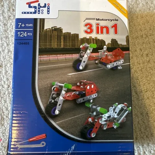 SHI 3-in-1 Motorcycle Building Set