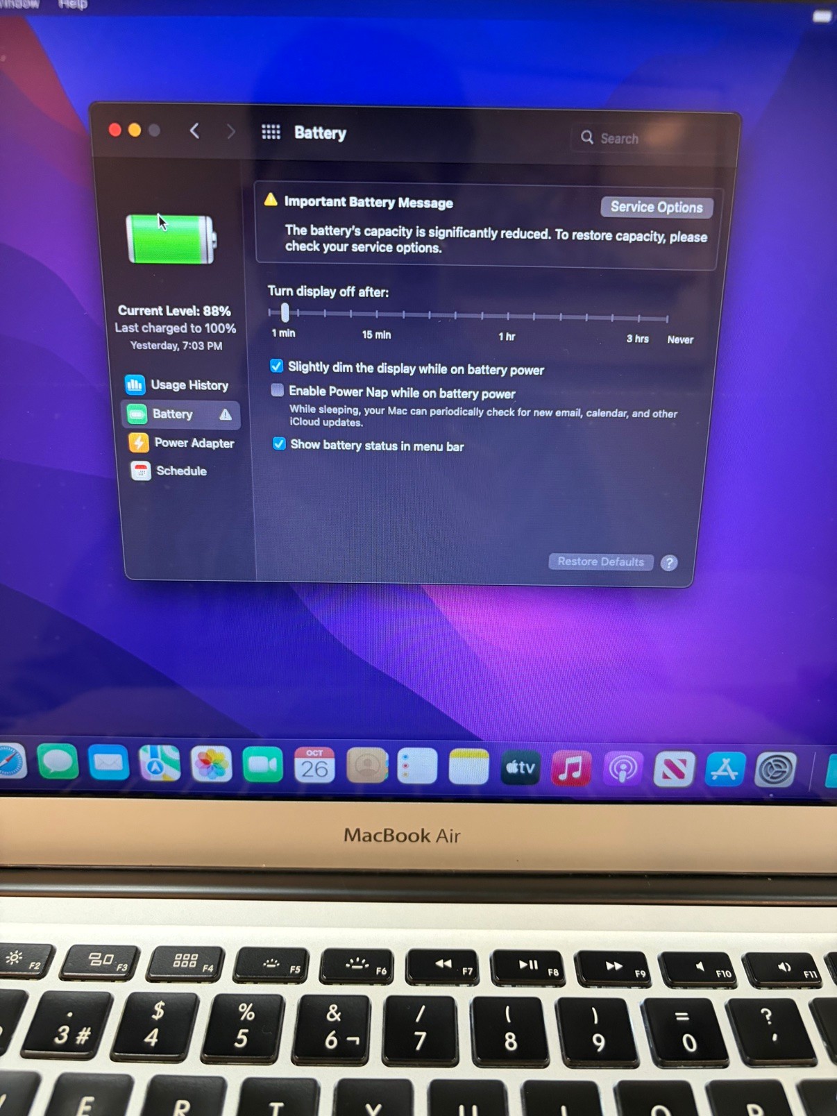 MacBook Air 13-inch (2017) – i5, 8GB RAM, 128GB SSD – $150 - photo 4