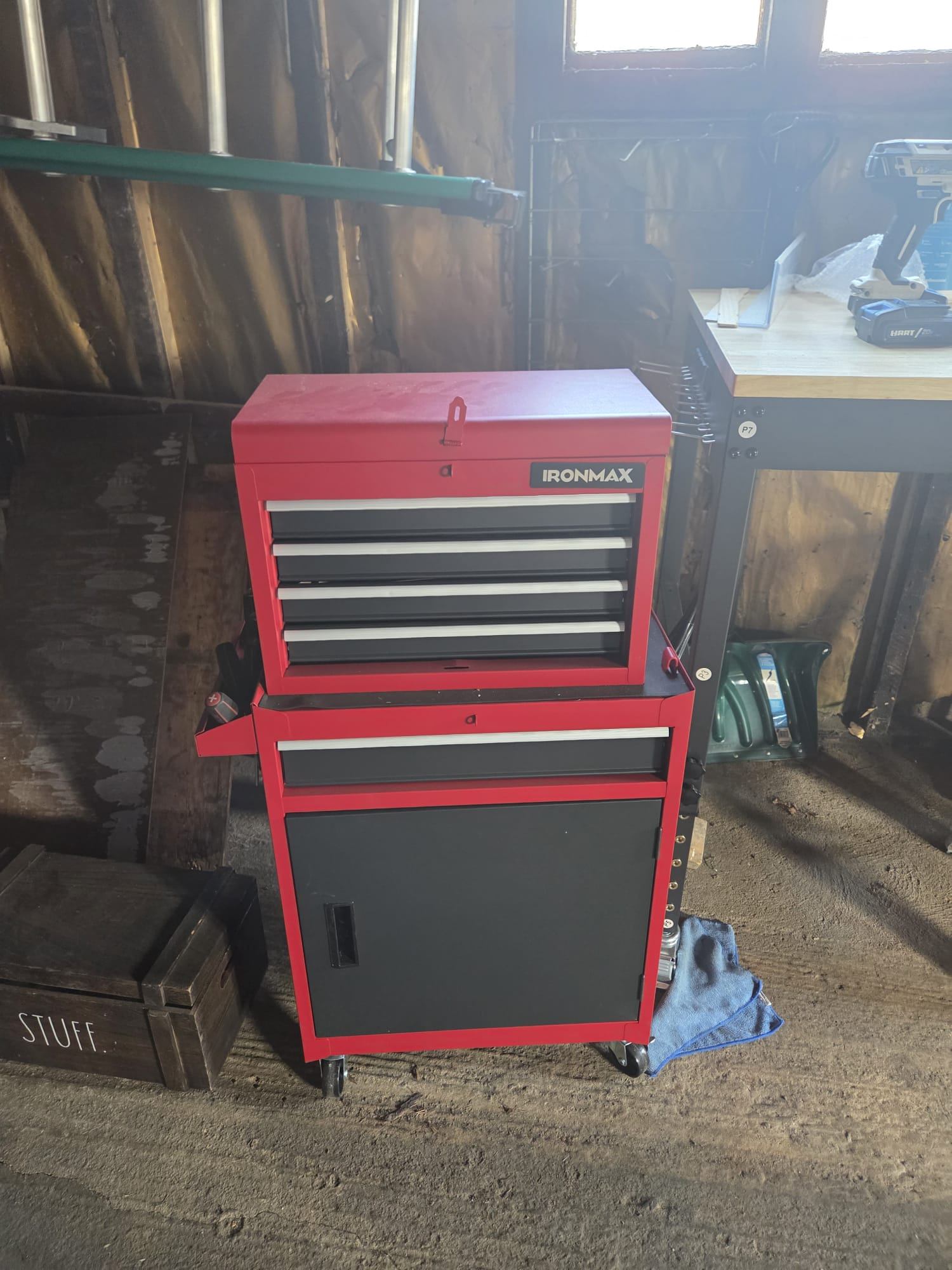 IRONMAX Rolling Tool Chest and Cabinet