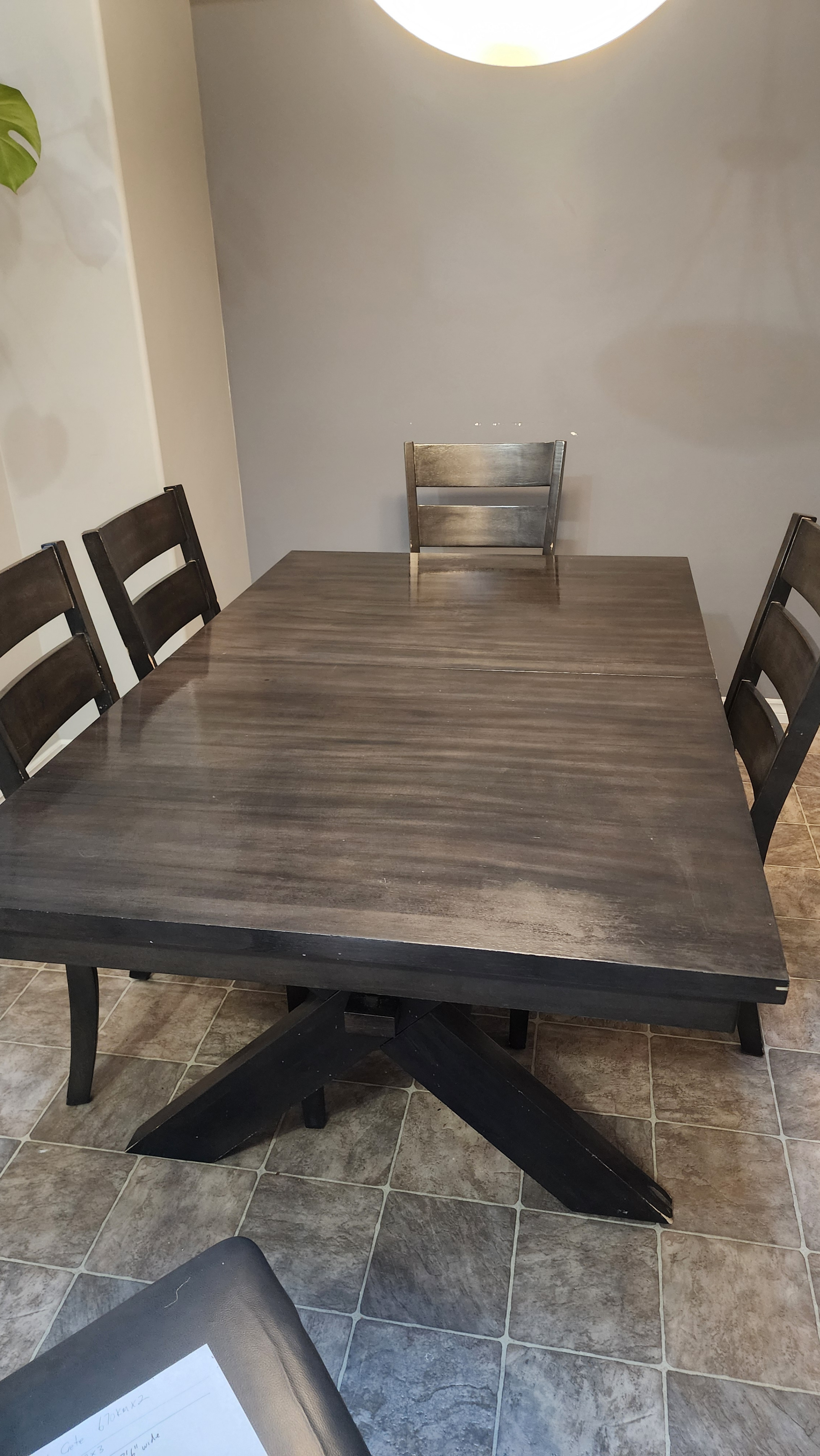 Table and chairs