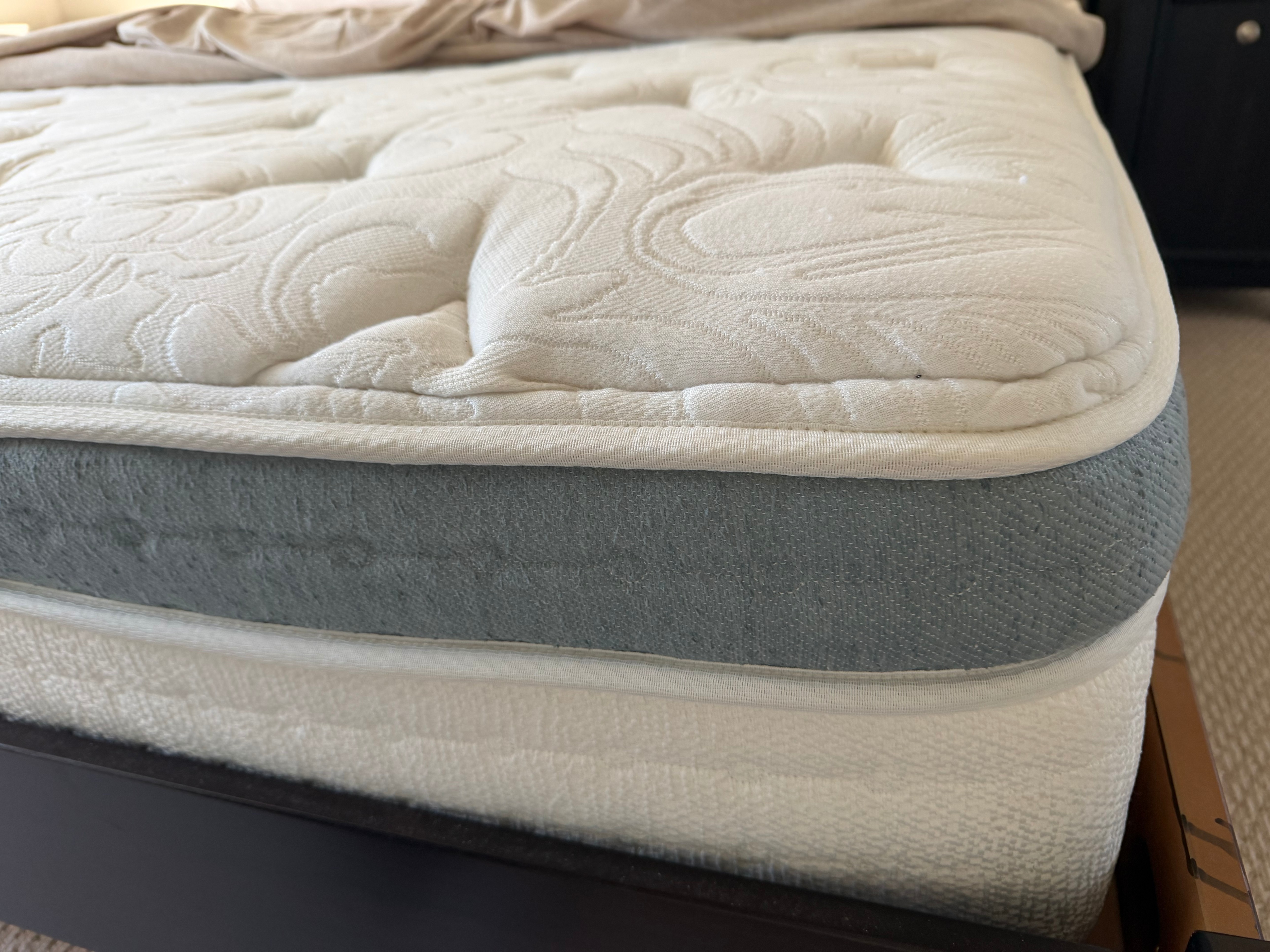 King Bed Frame + Spring Mattress - photo 3