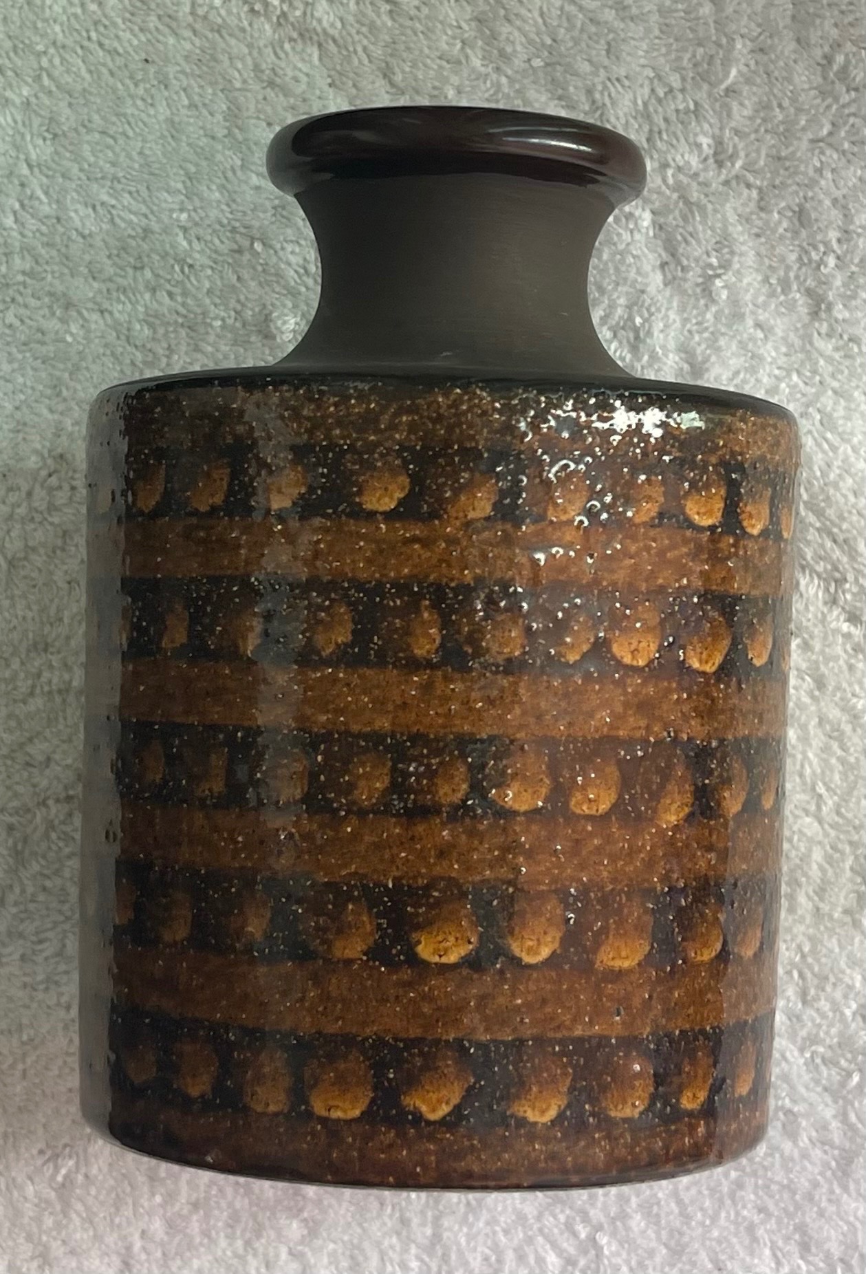 Vintage MCM Gabriel Sweden Ceramic Vase (T 255) - photo 3