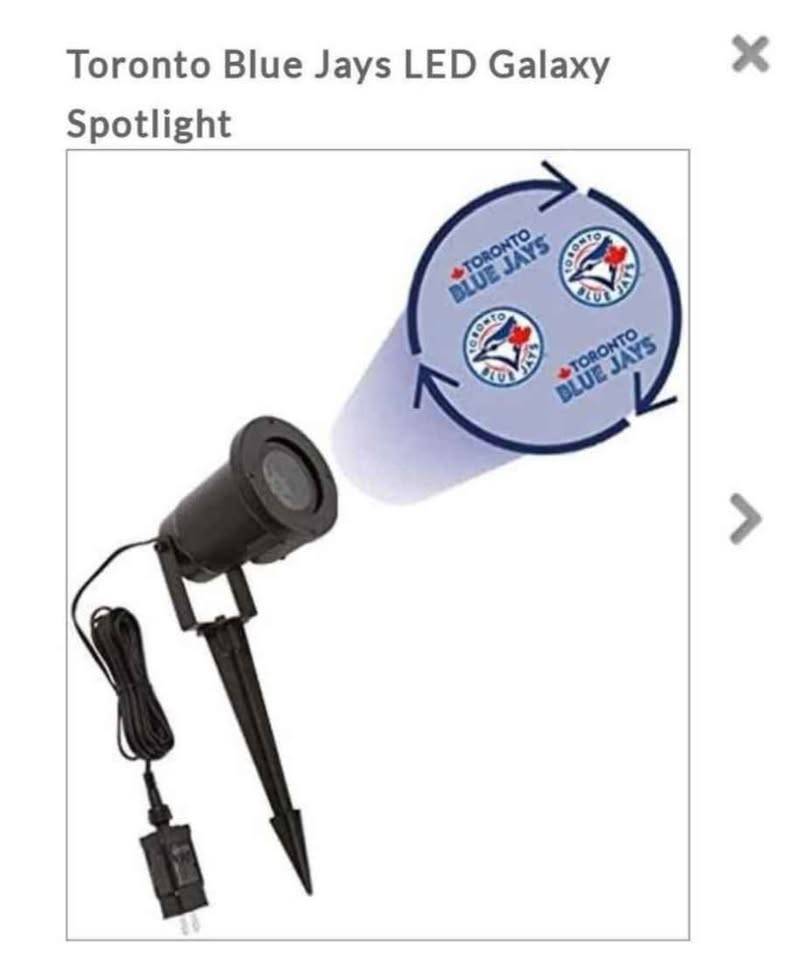 Toronto Blue Jays LED Galaxy spotlight Projector moving blue - photo 3