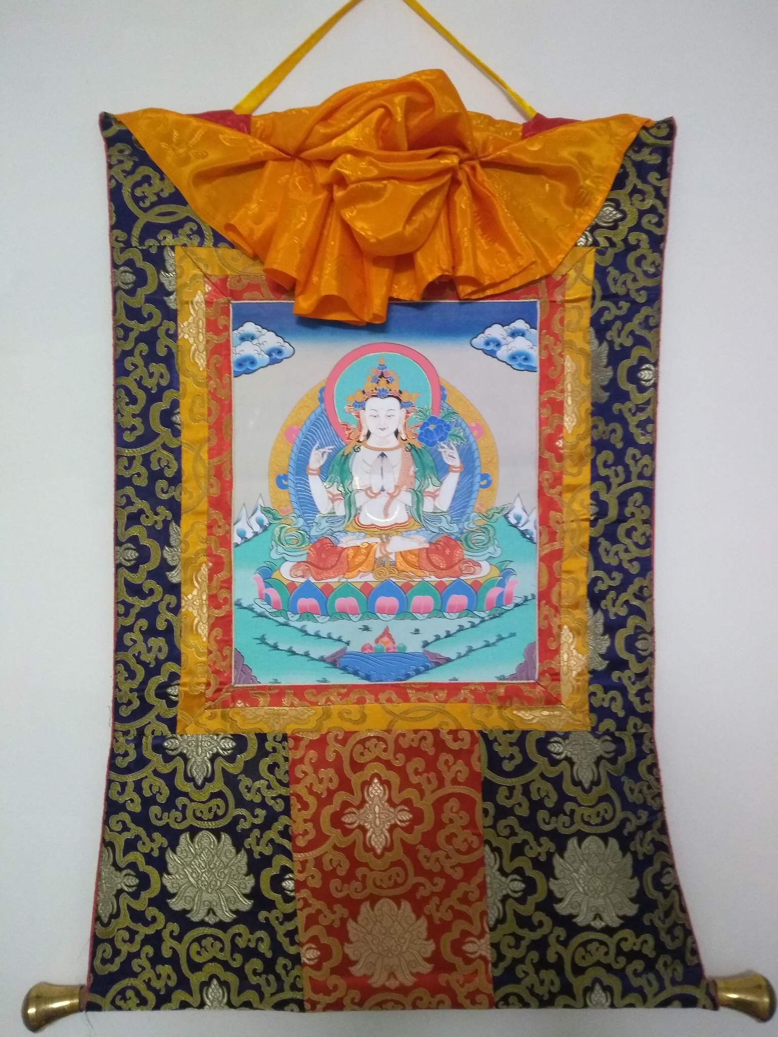 Four-Armed Chenrezig Thangka - photo 3