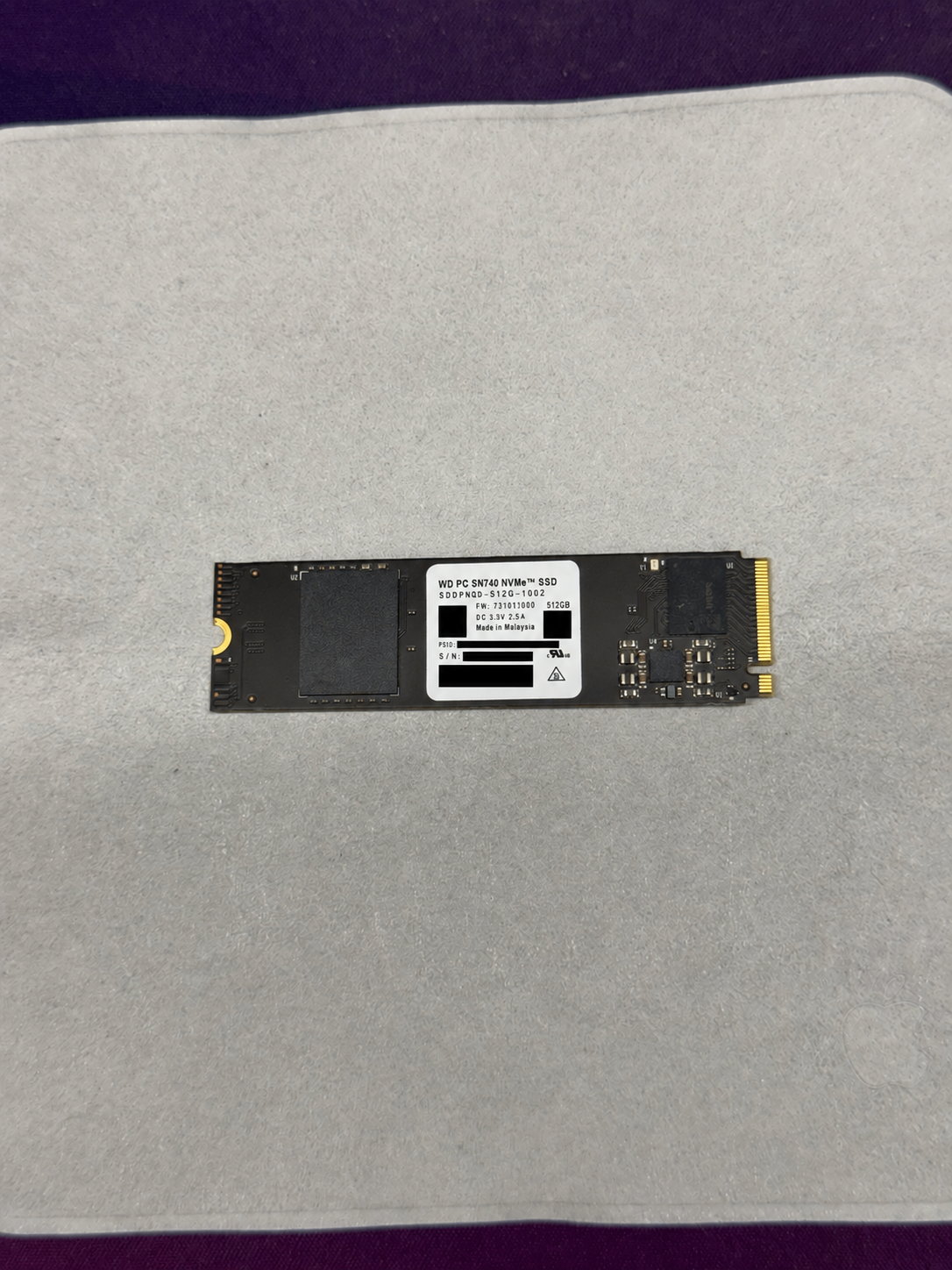 WD PC SN740 512 GB M.2 NVMe SSD, tested