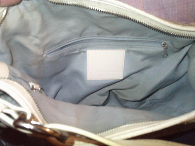 Coach Signature Hobo Bag White - photo 2