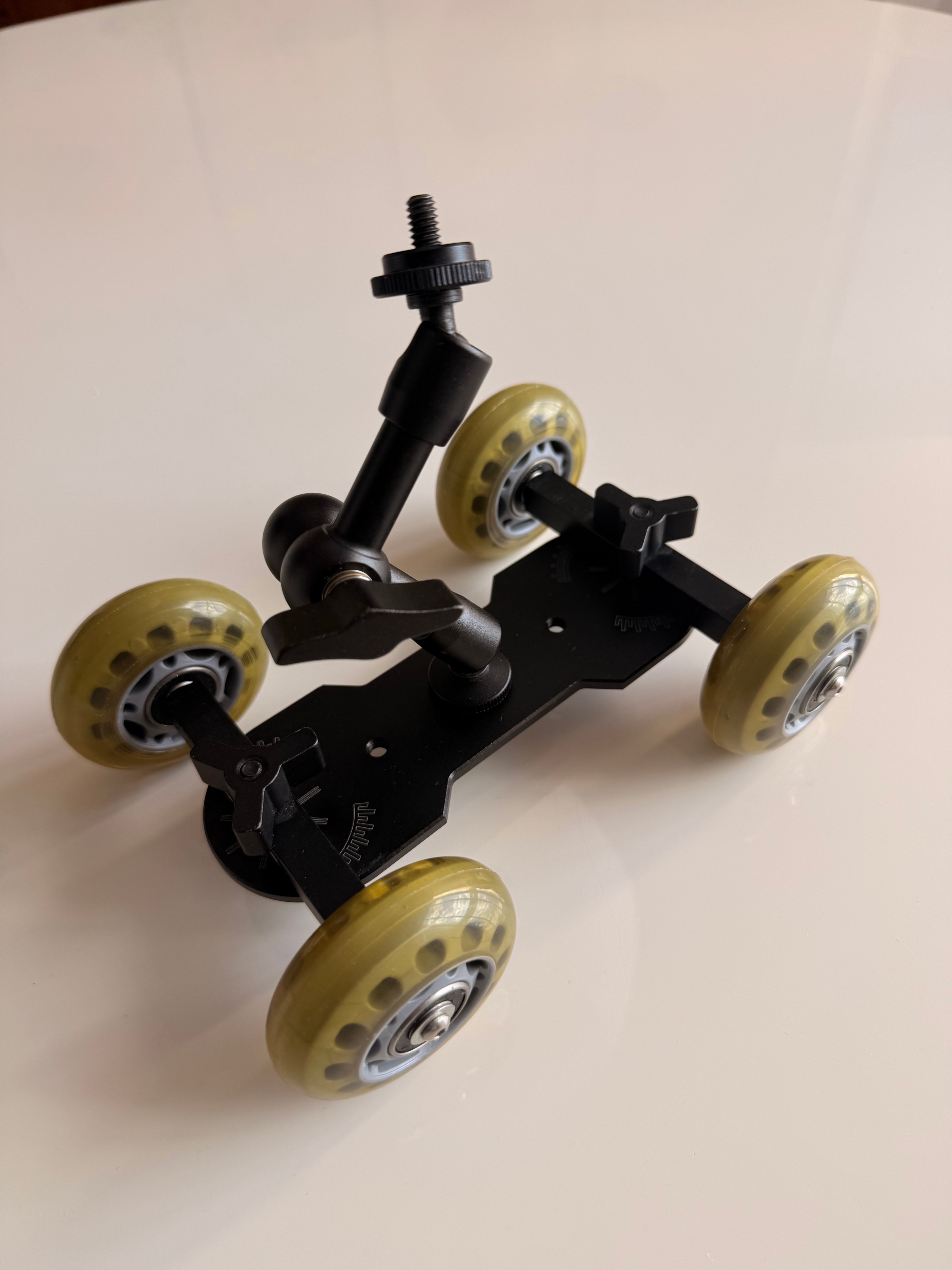 Mobile Rolling Dolly Stabilizer with Articulating Magic Arm