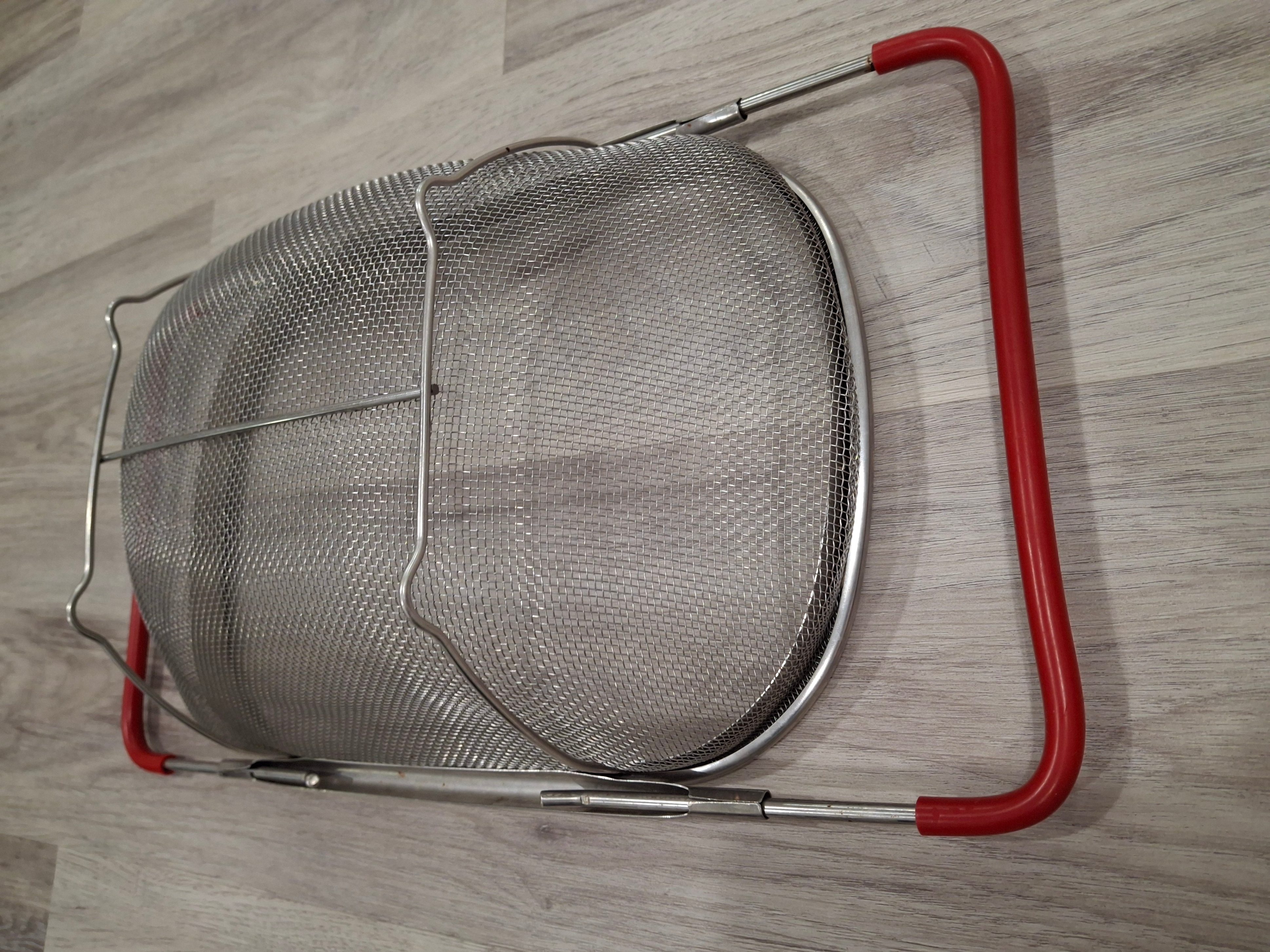 Over-the-Sink Strainer Colander — Stainless Steel Fine Mesh - photo 5
