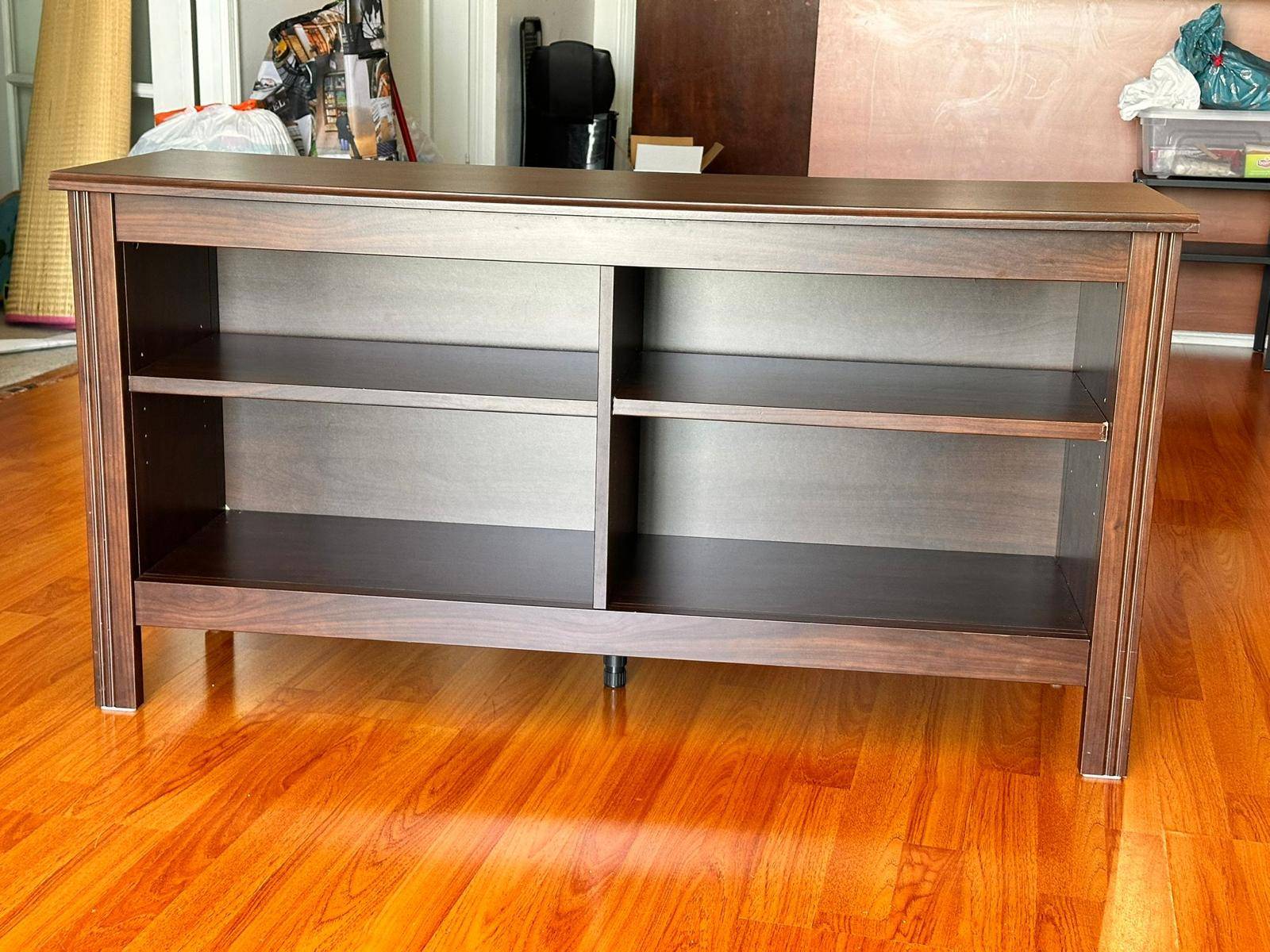 Dark Brown Media Console Table