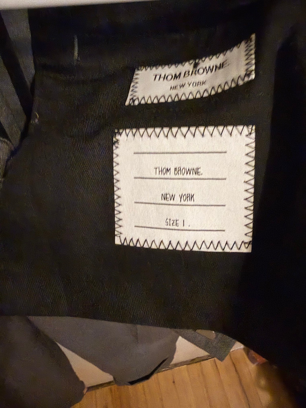 Thom Browne Grey Wool Cropped Trousers Sz 1 - photo 2